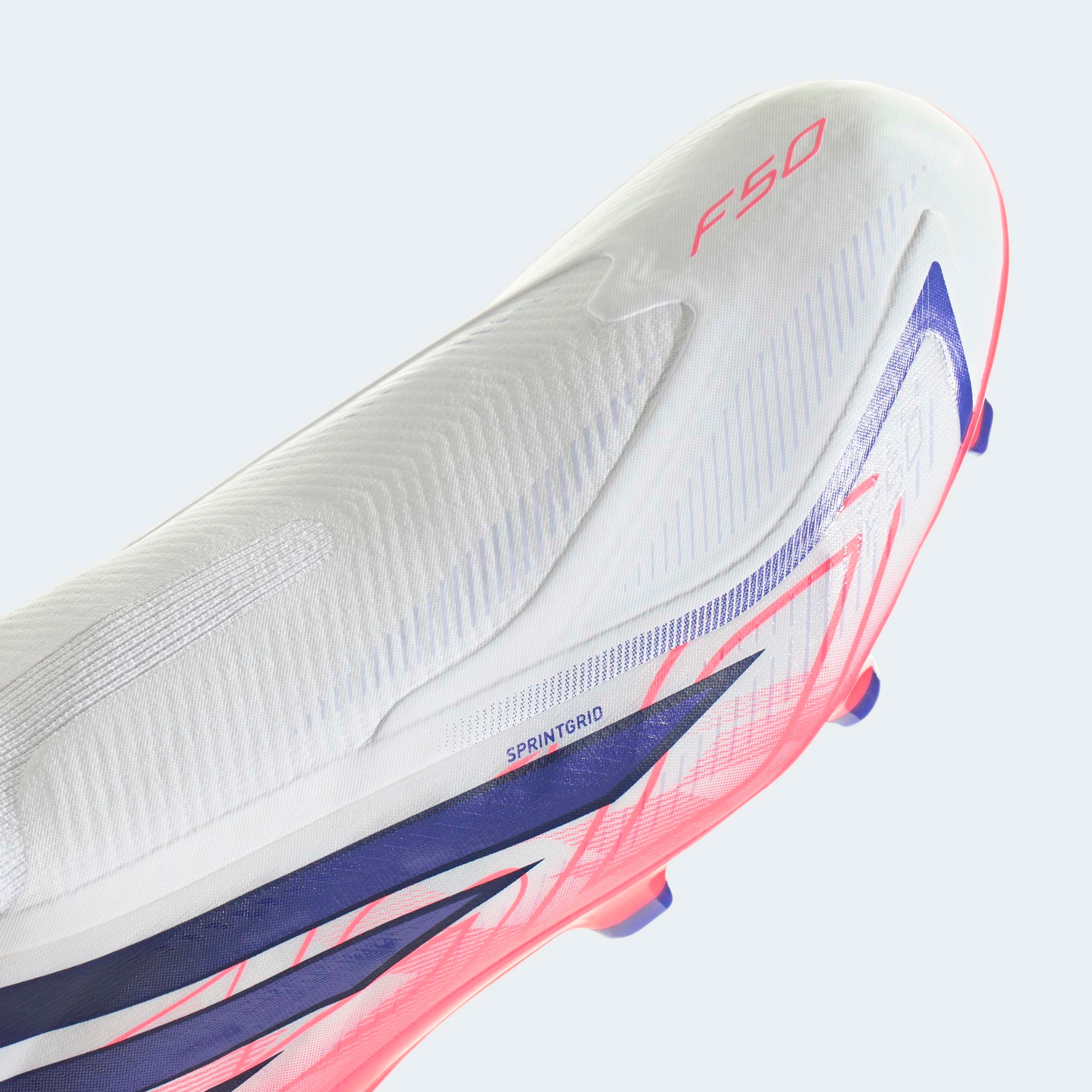 adidas Performance Fußballschuh »F50 HYPERFAST LEAGUE , FESTE BÖDEN, OHNE SCHNÜRSENKEL«  Außensohle für Rasen und feste Böden