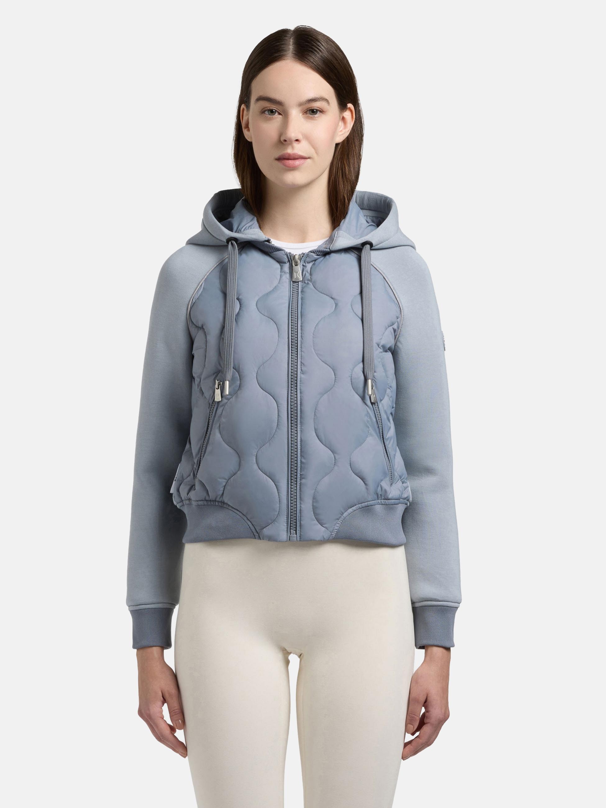 khujo Funktionsjacke »Funktionsjacke Malaya« mit Kapuze Gesteppte Bomberjacke für den Übergang