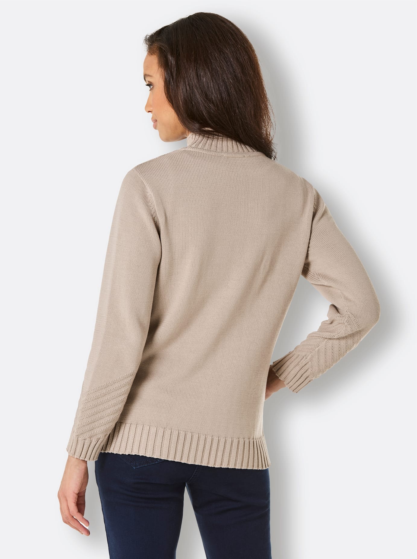 CREATION L PREMIUM Stehkragenpullover »Pima-Baumwoll-Pullover«