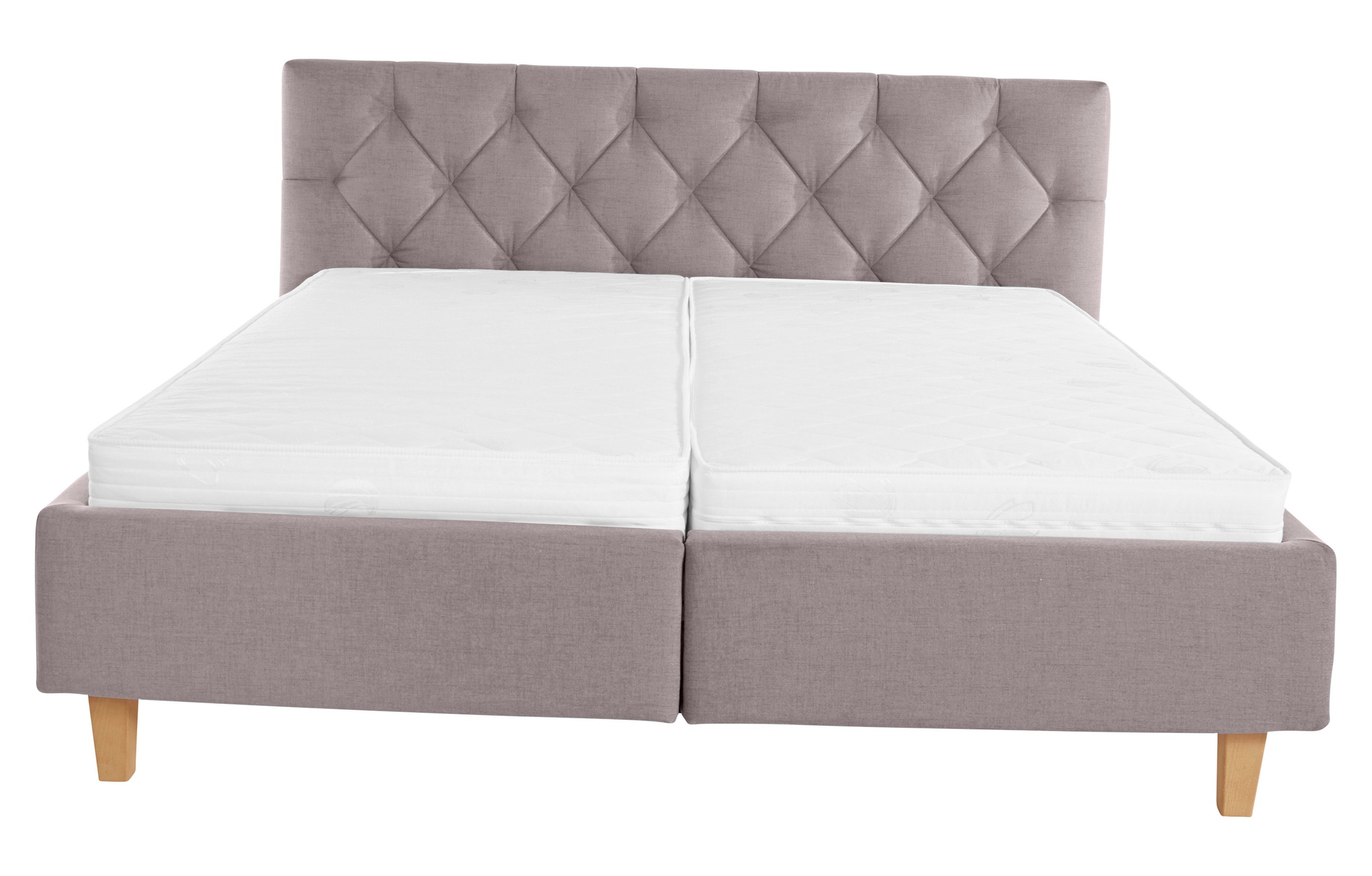 Guido Maria Kretschmer Home&Living Polsterbett »Sunley 100«, Kreuzsteppung, Kopfteilhöhe 102 cm, ohne oder mit Matratze/Lattenrost