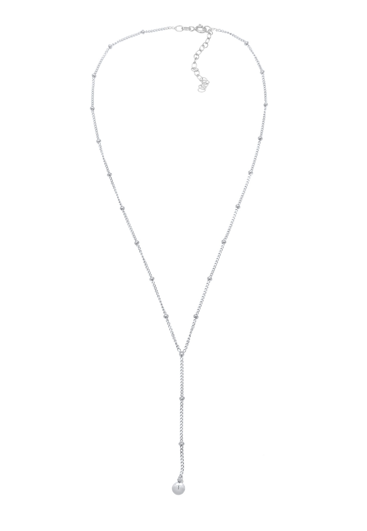 Elli Choker »Halskette Choker Y-kette Kugelkette Basic 925 Silber«