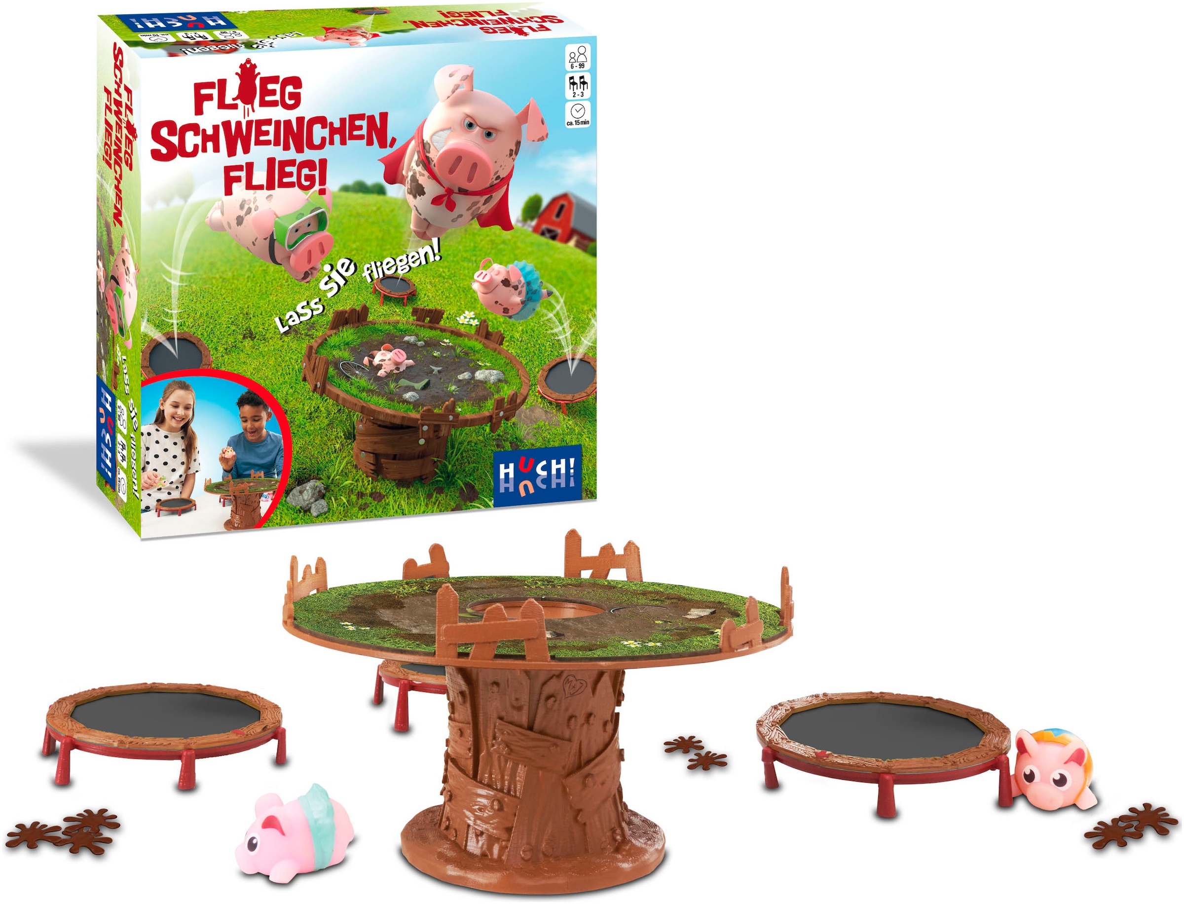 Spiel »»Flieg, Schweinchen, flieg!««