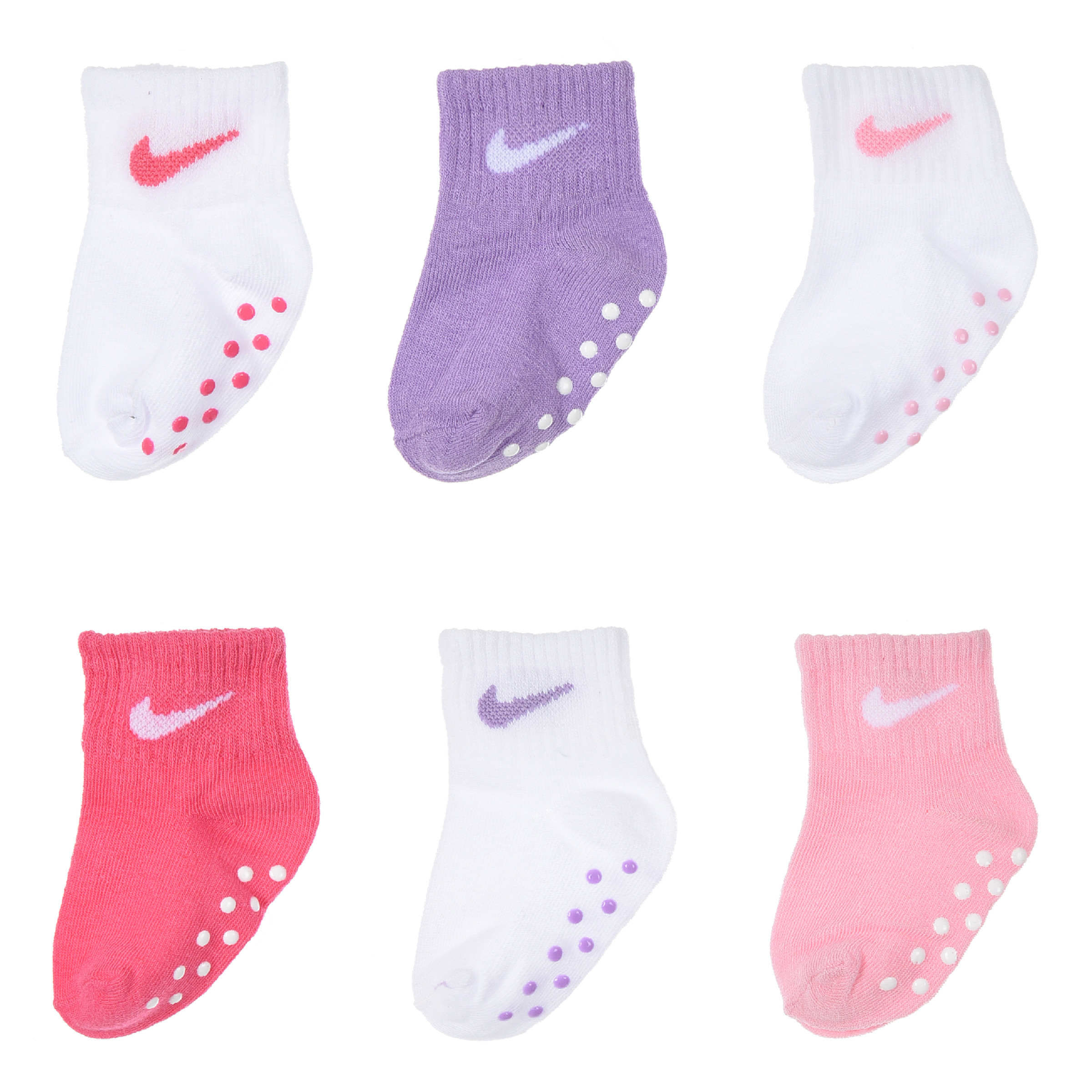 Nike Sportswear ABS-Socken »POP COLOR GRIPPER INFANT/TODDLER AN« Set, 6 Stk. tlg. für Babys, im 6er-Set