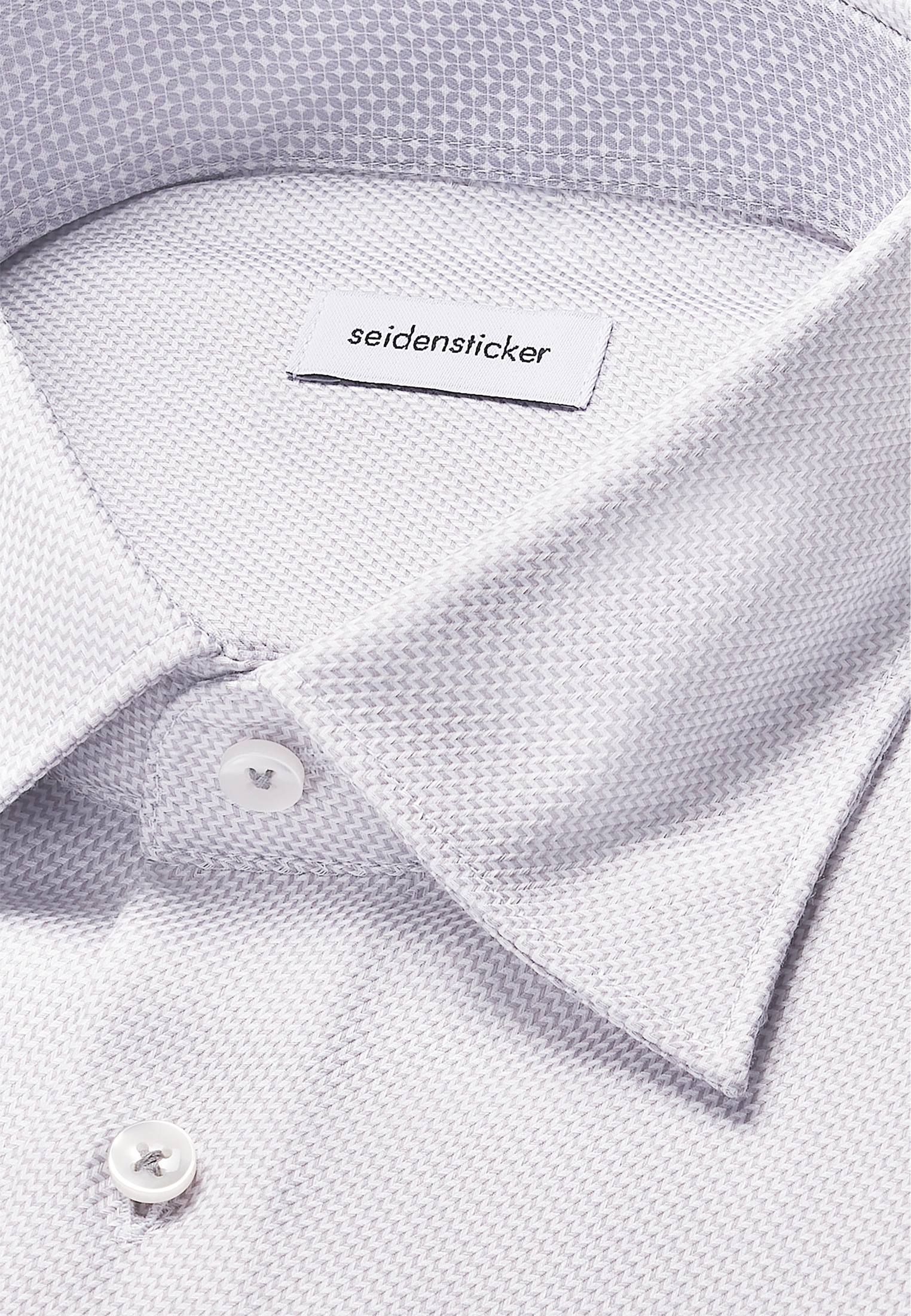 seidensticker Businesshemd »Schwarze Rose«, Comfort 1/1 Covered-Button-Down-Kragen Struktur