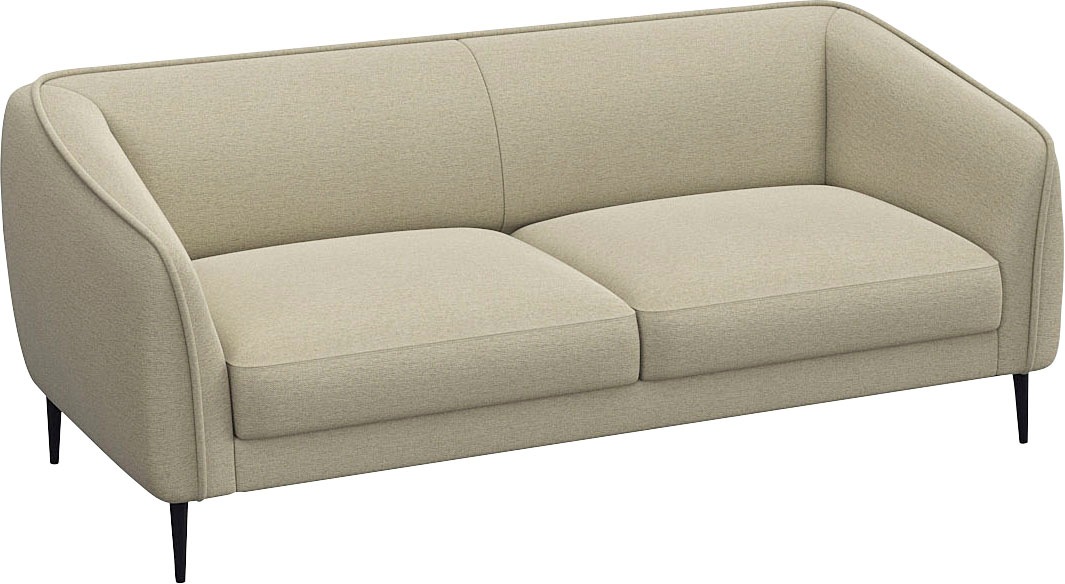 FLEXLUX 2,5-Sitzer »Belle Designsofa, Couch, bequem durch Kaltschaum im Sitz«, Skandinavisches Design, In hochwertiger Verarbeitung