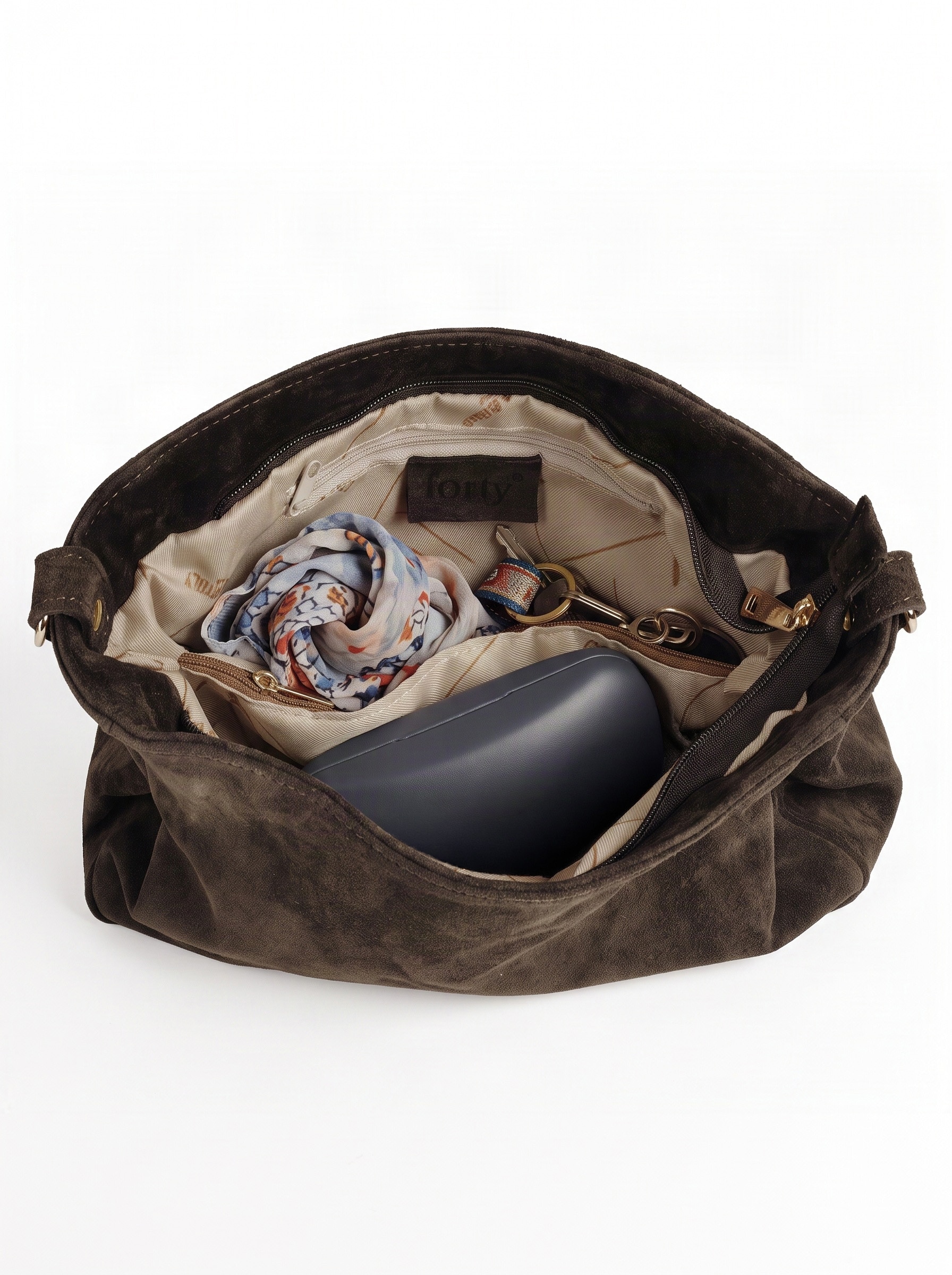forty° Shopper »FORTY° Damen TESAMARA echt Leder, Made in Italy« echt Leder, Made in Italy