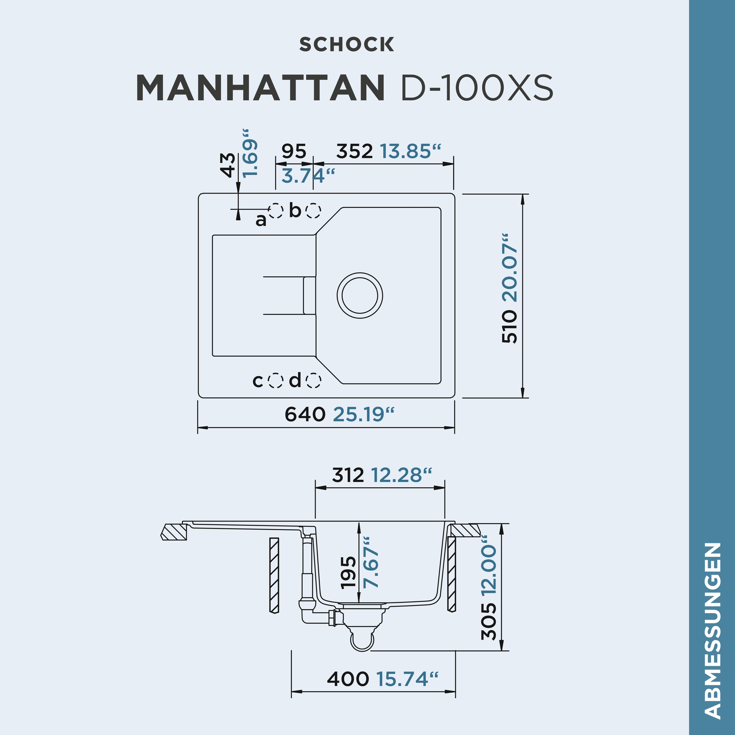 Schock Granitspüle »Lucca«