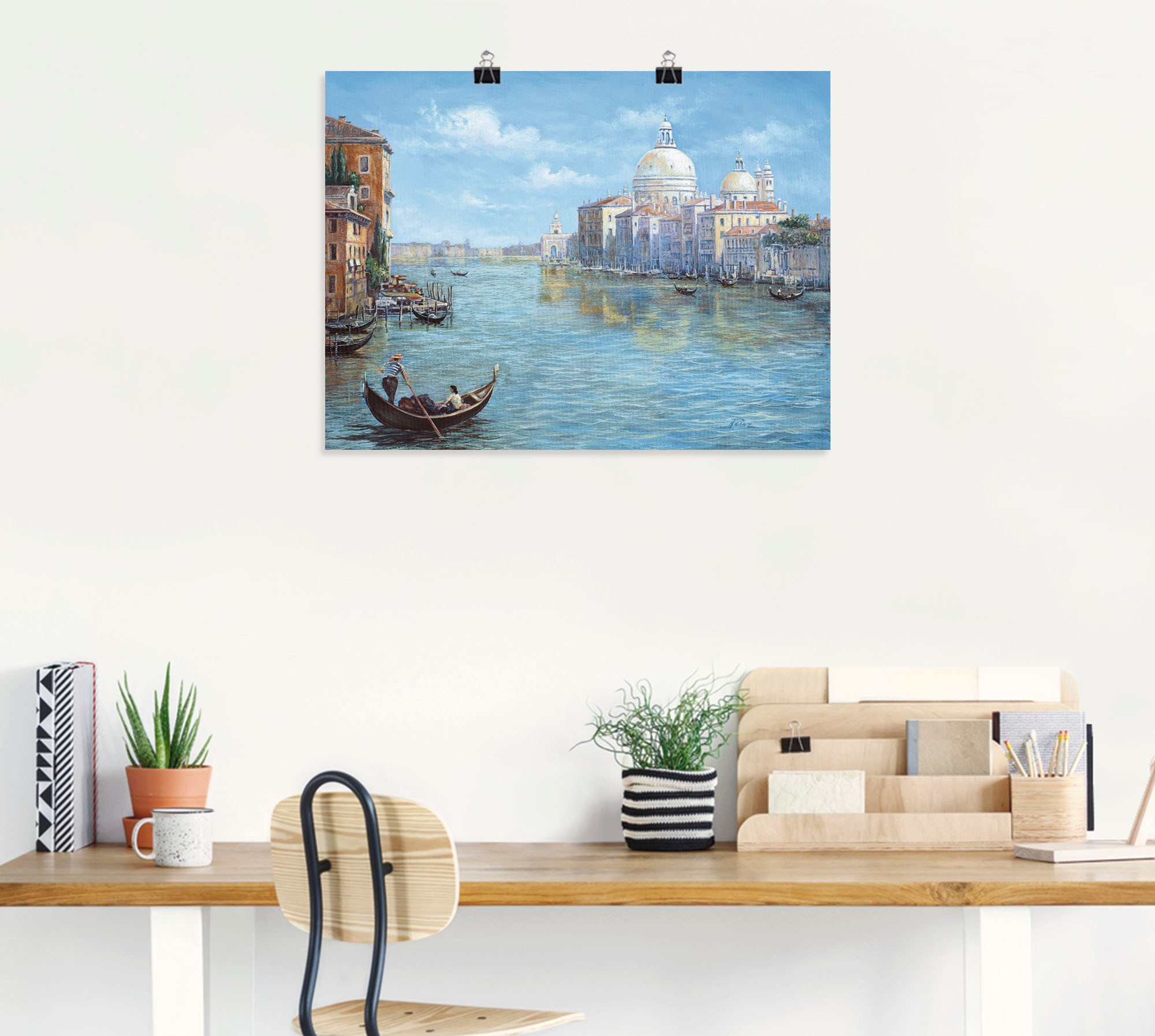 Artland Wandbild »Venedig«, Europa, (1 St.), als Leinwandbild, Poster, Wandaufkleber in verschied. Größen