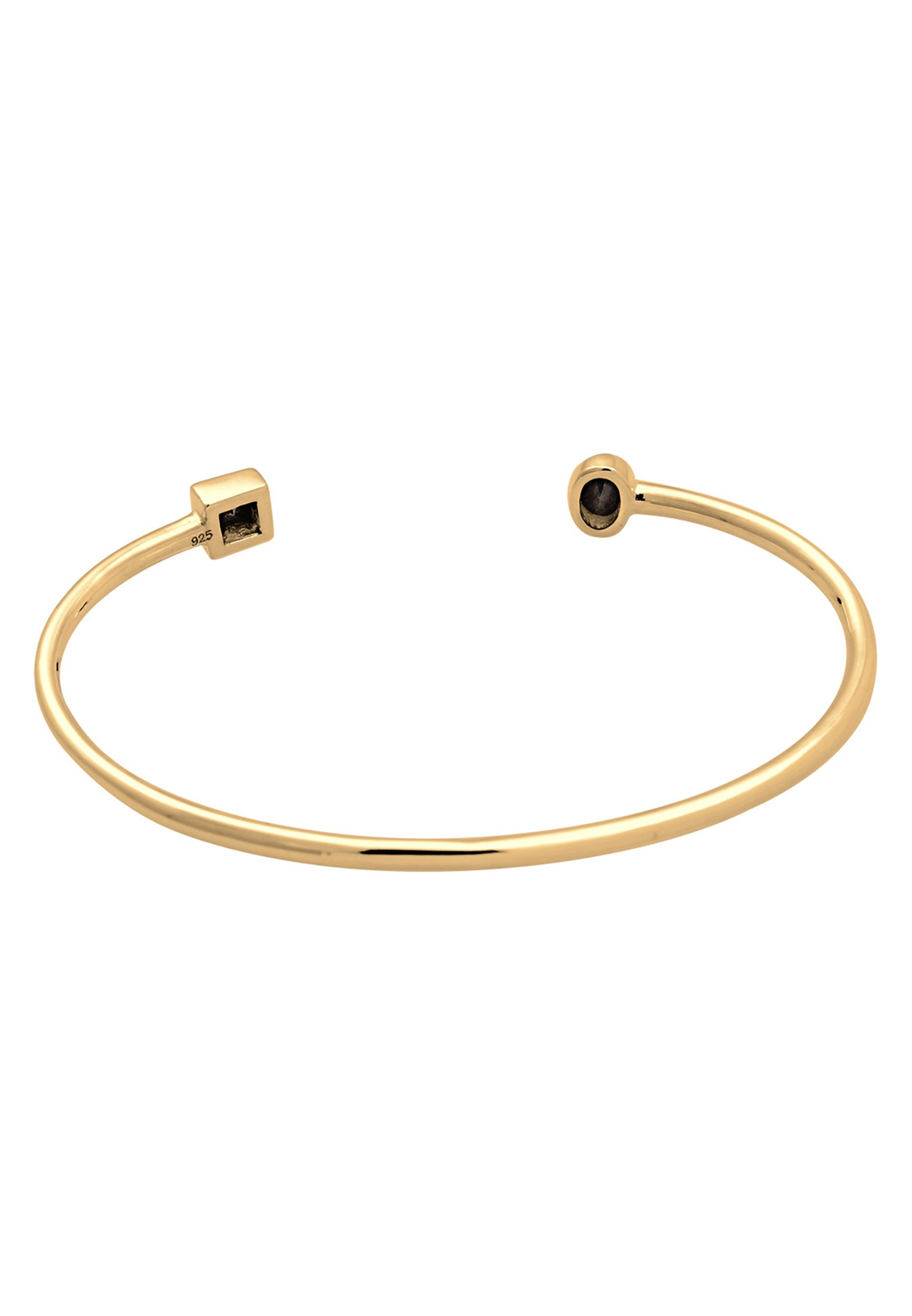 Elli Armreif »Armband Armreif Geo Formen Zirkonia Stilvoll 925 Silber«