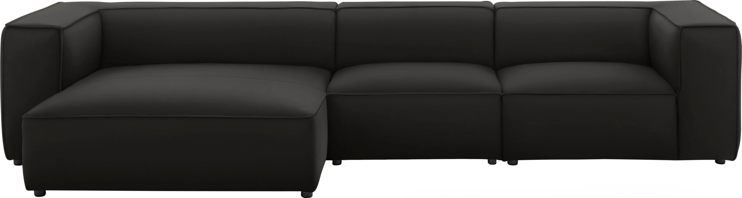 W.SCHILLIG Ecksofa »around-the-block«, mit eleganter Biese, mit Federkern, Breite 341 cm