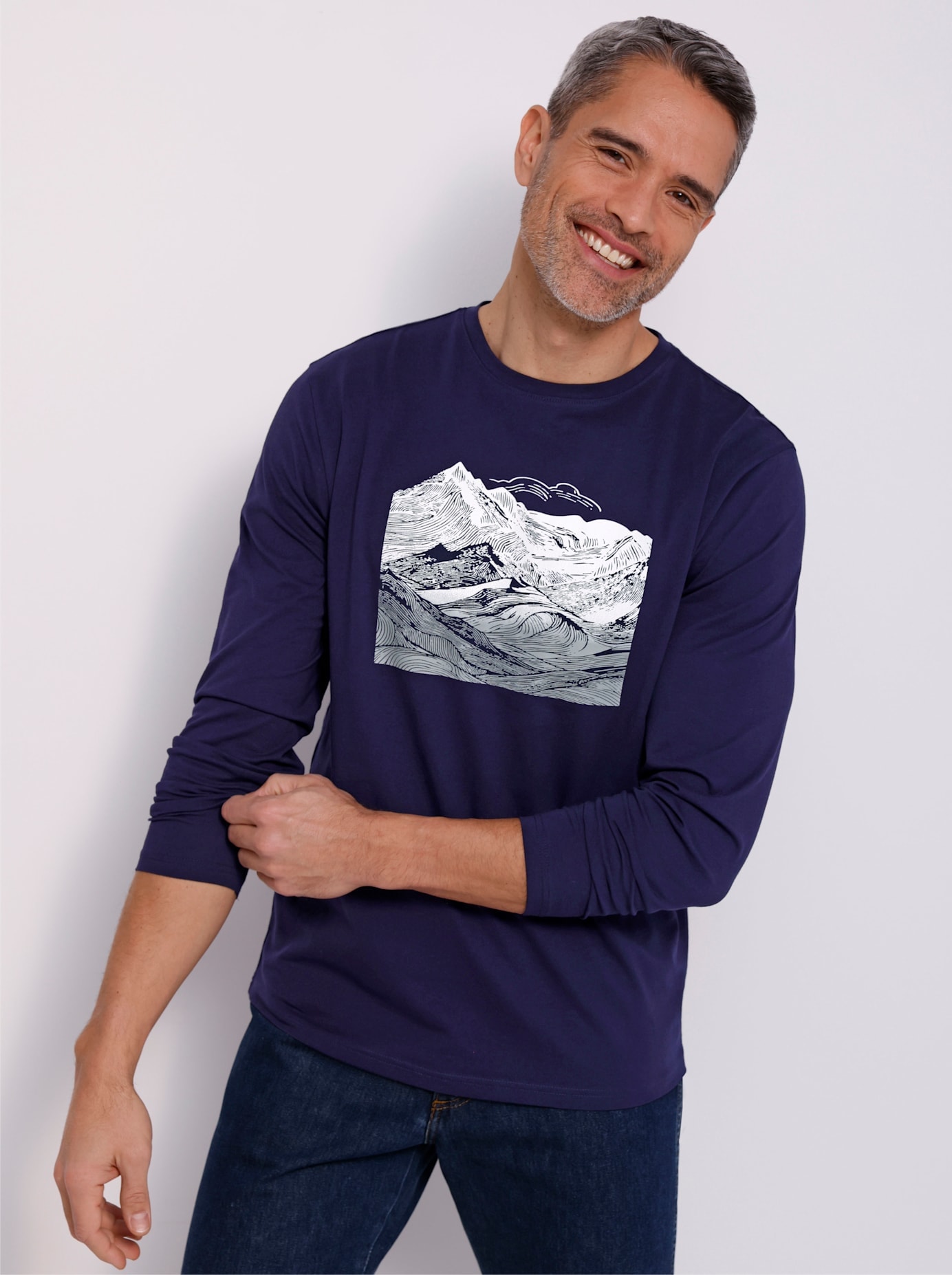 Classic Langarmshirt »Freizeitshirt« 1