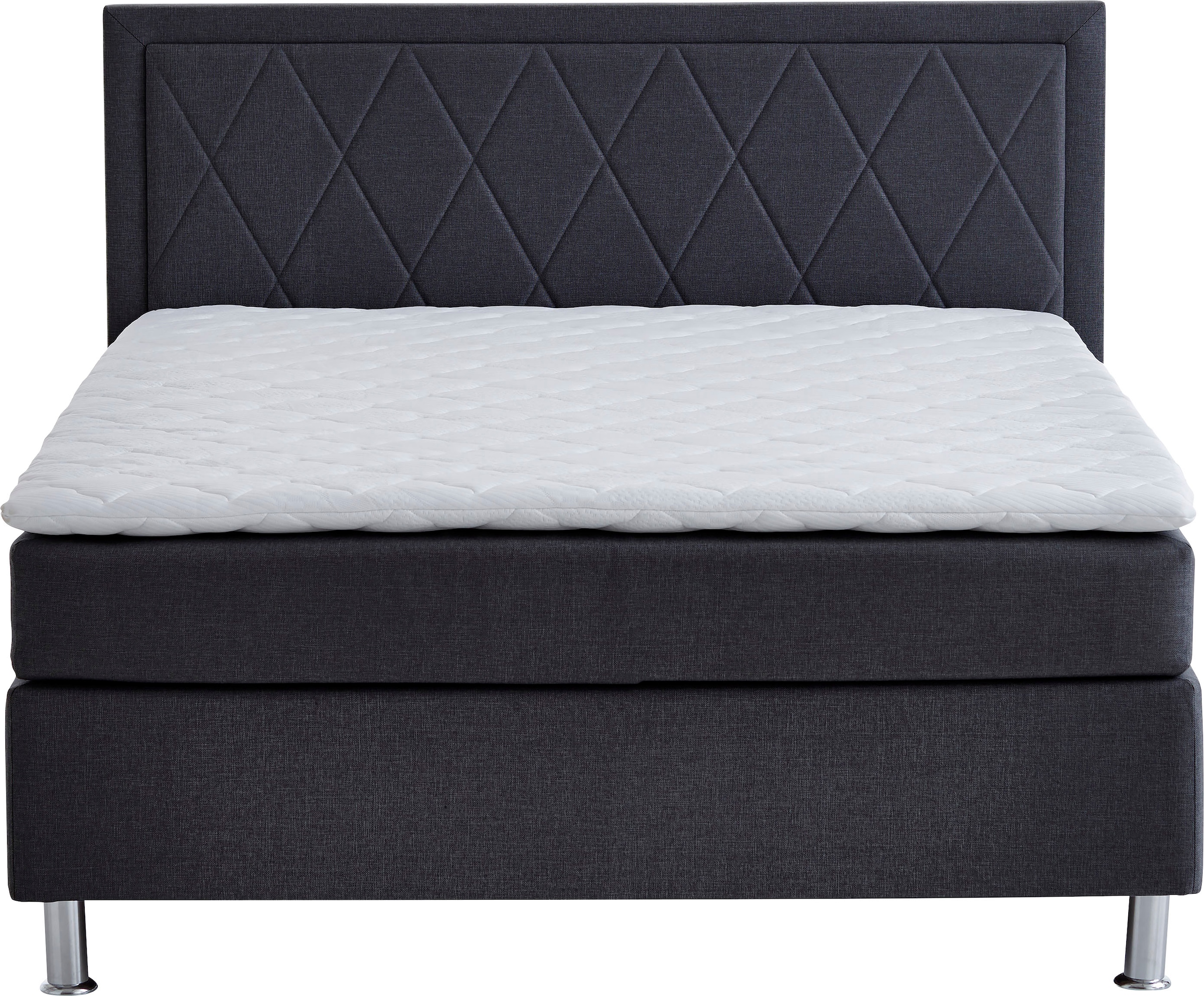 ATLANTIC home collection Boxbett »Helen«, Tonnentaschenfederkern-Matratze und Topper, wahlweise mit Bettkasten
