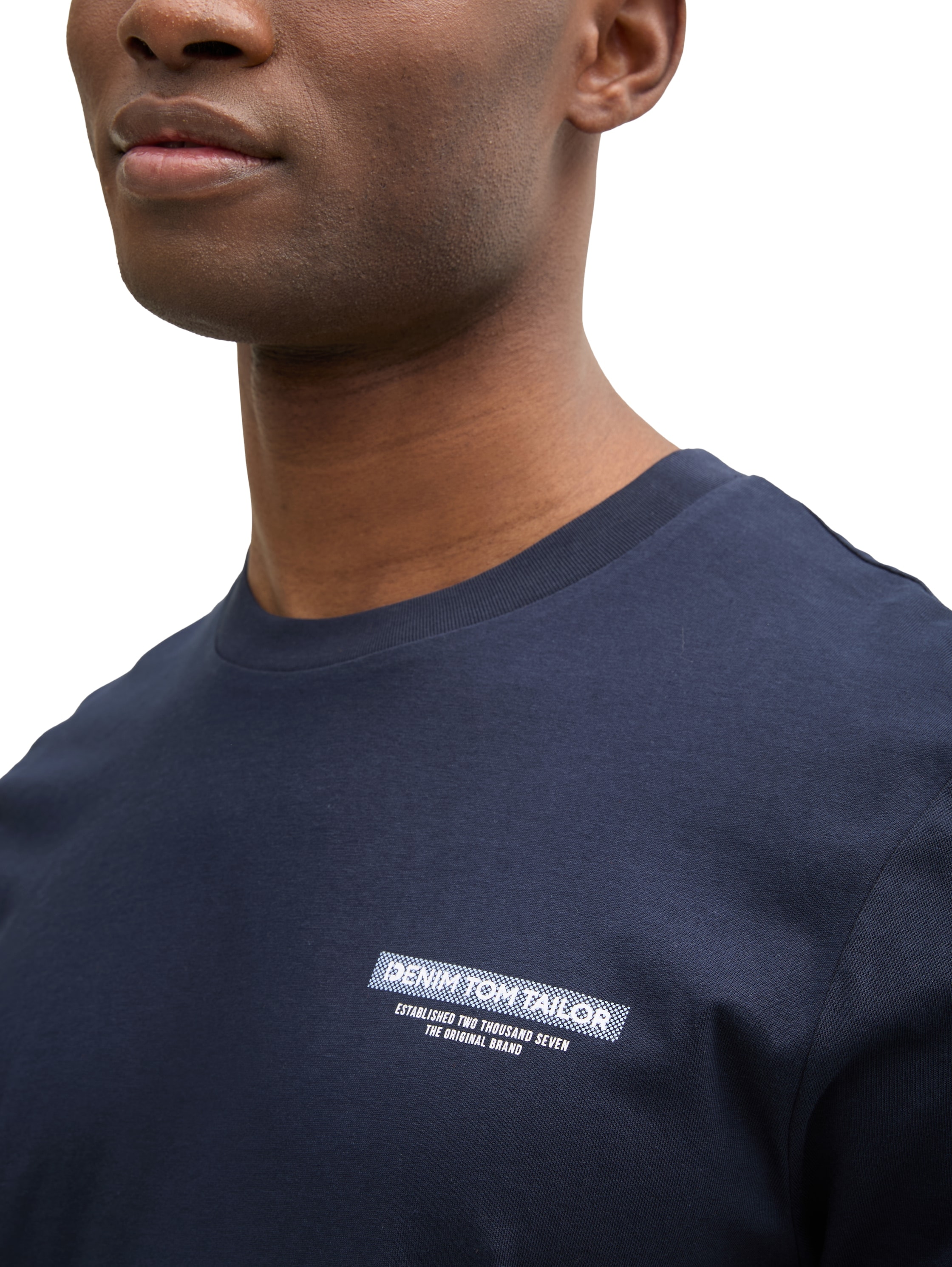 TOM TAILOR Denim T-Shirt, mit verschiedenen Logo Prints