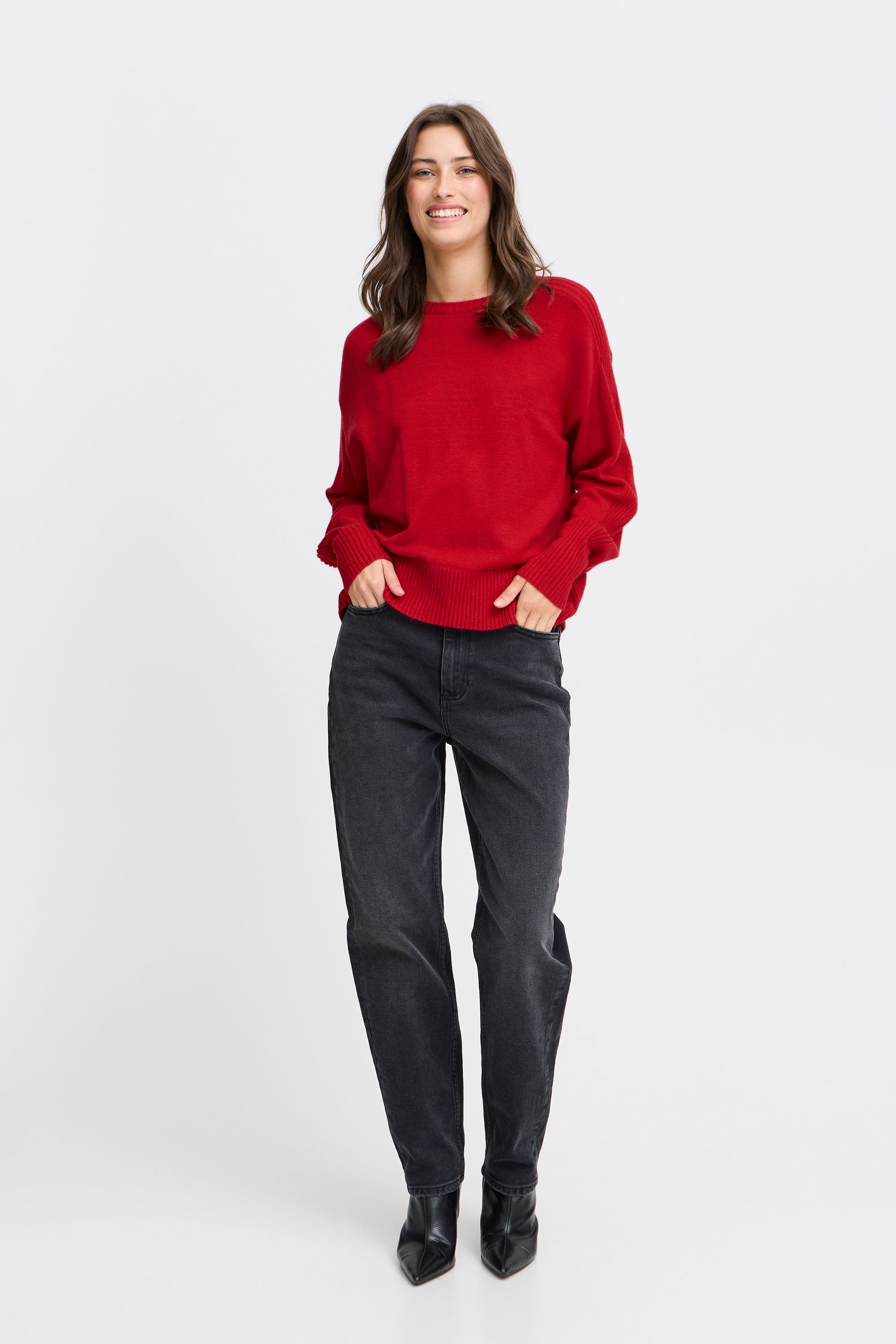 b.young Strickfleece-Pullover »Strickpullover BYPusti«