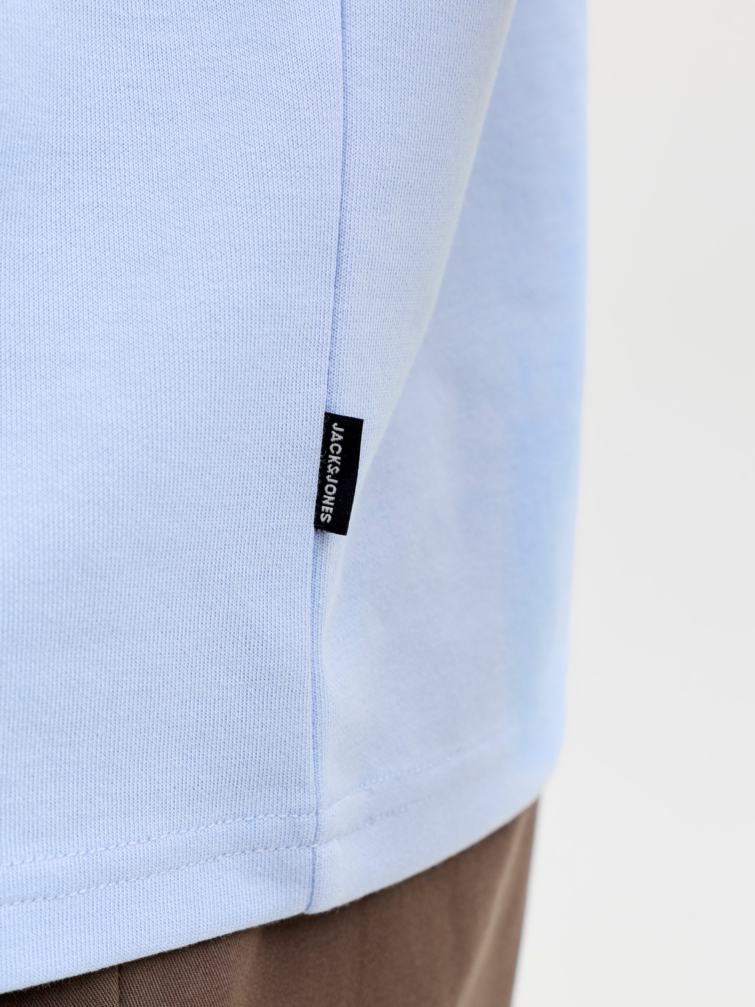 Jack & Jones Kurzarmshirt »JPRBLAETHAN SS LOGO TEE SN« Materialmix, regular fit