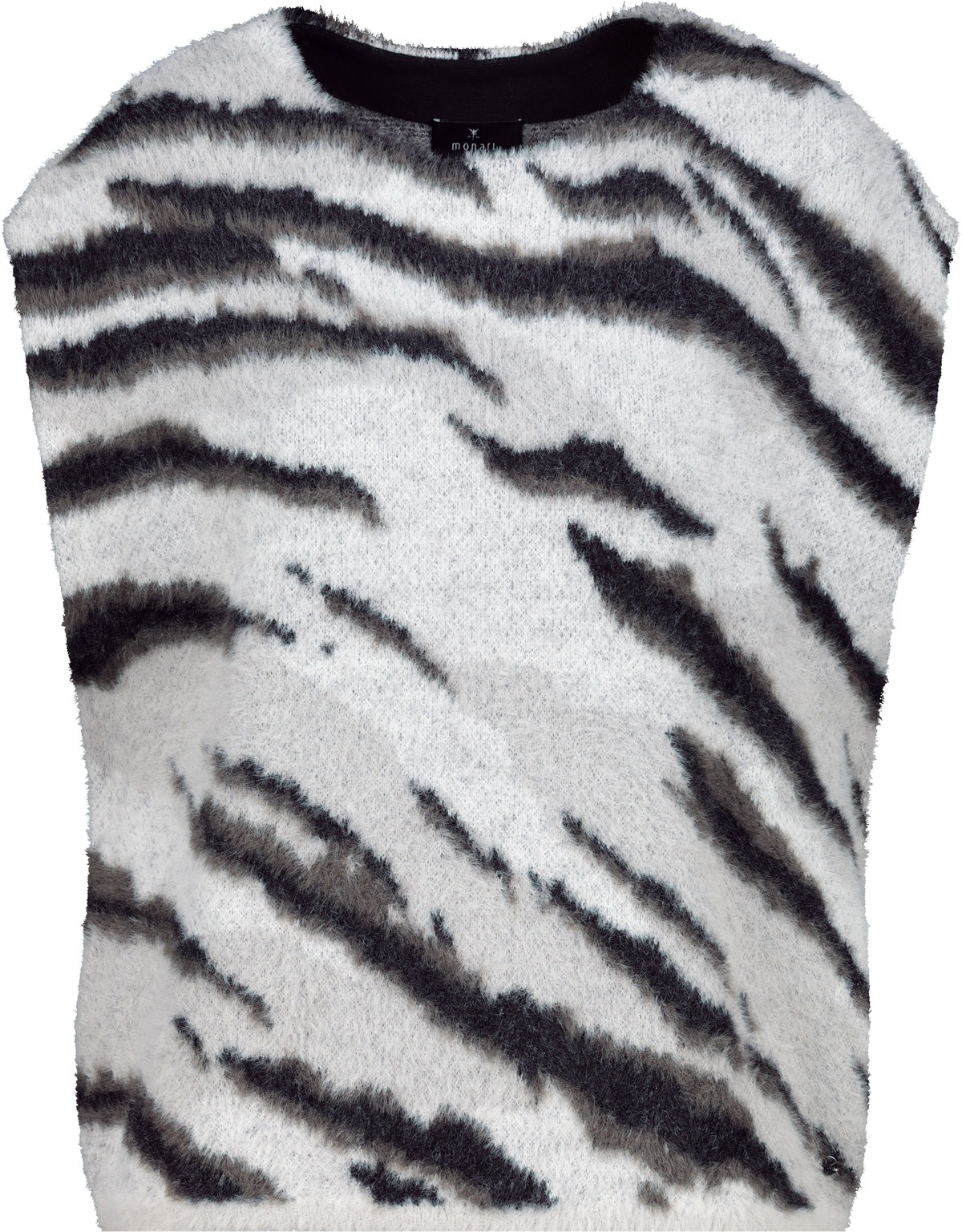 Monari Pullunder »Pullunder Tiger allover«, Mit Rundhalsausschnitt