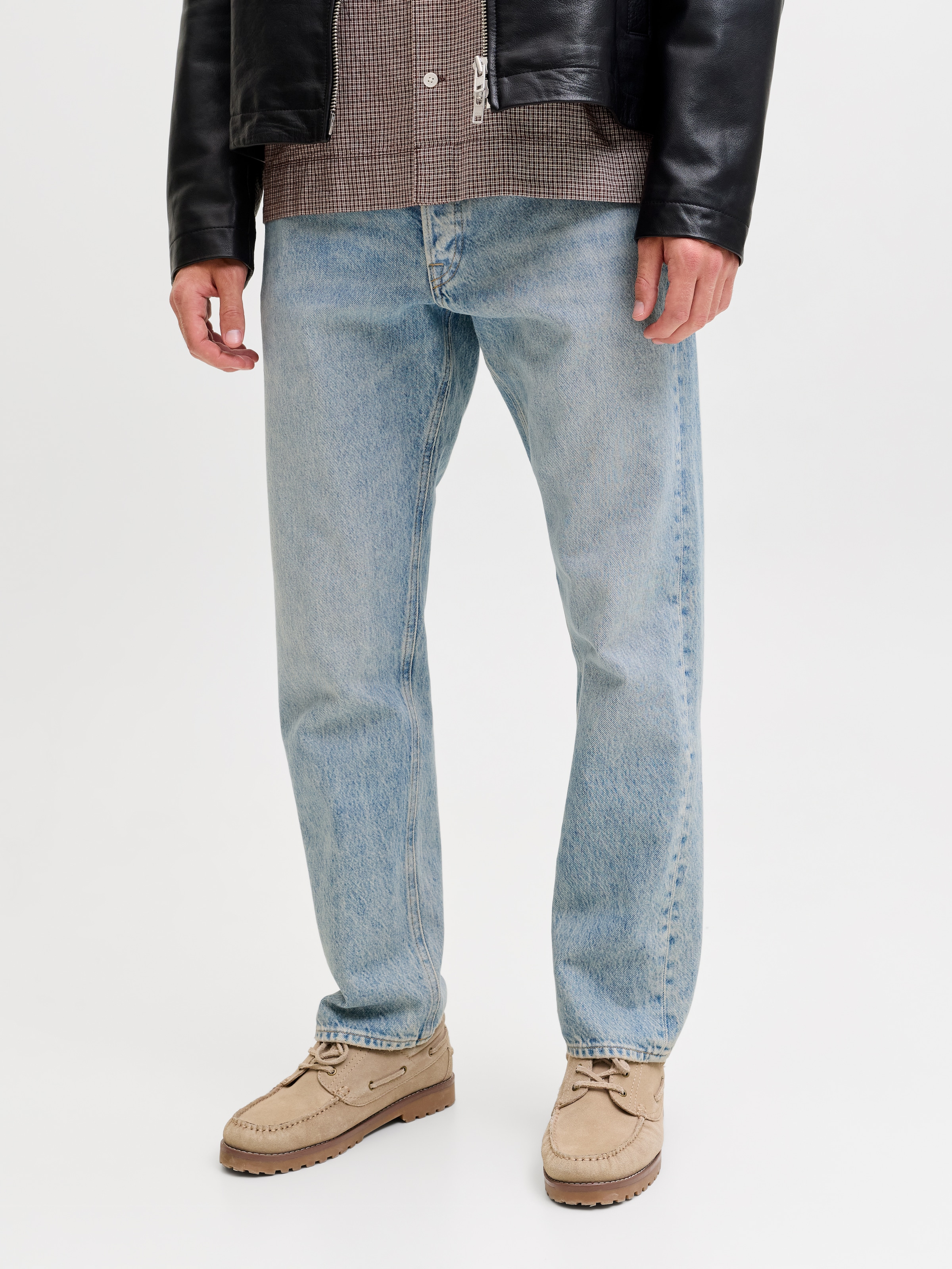 Jack & Jones Loose-fit-Jeans »JJICHRIS JJORIGINAL SBD 921 SN« mit Gürtelschlaufen