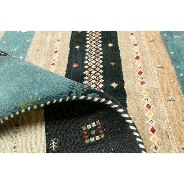 morgenland Wollteppich »Loribaft Teppich handgeknüpft mehrfarbig«,  rechteckig, handgeknüpft kaufen bei OTTO