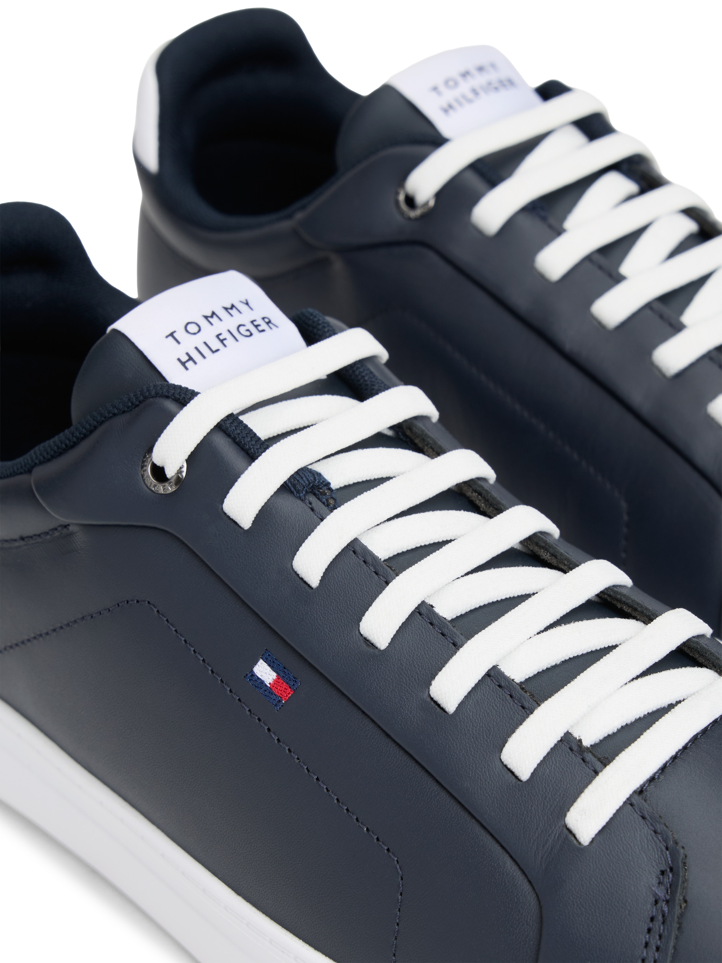Tommy Hilfiger Sneaker »ICON COURT LIGHT ESS«  , Freizeitschuh, Halbschuh, Schnürschuh, weich gepolsterter Schaftrand