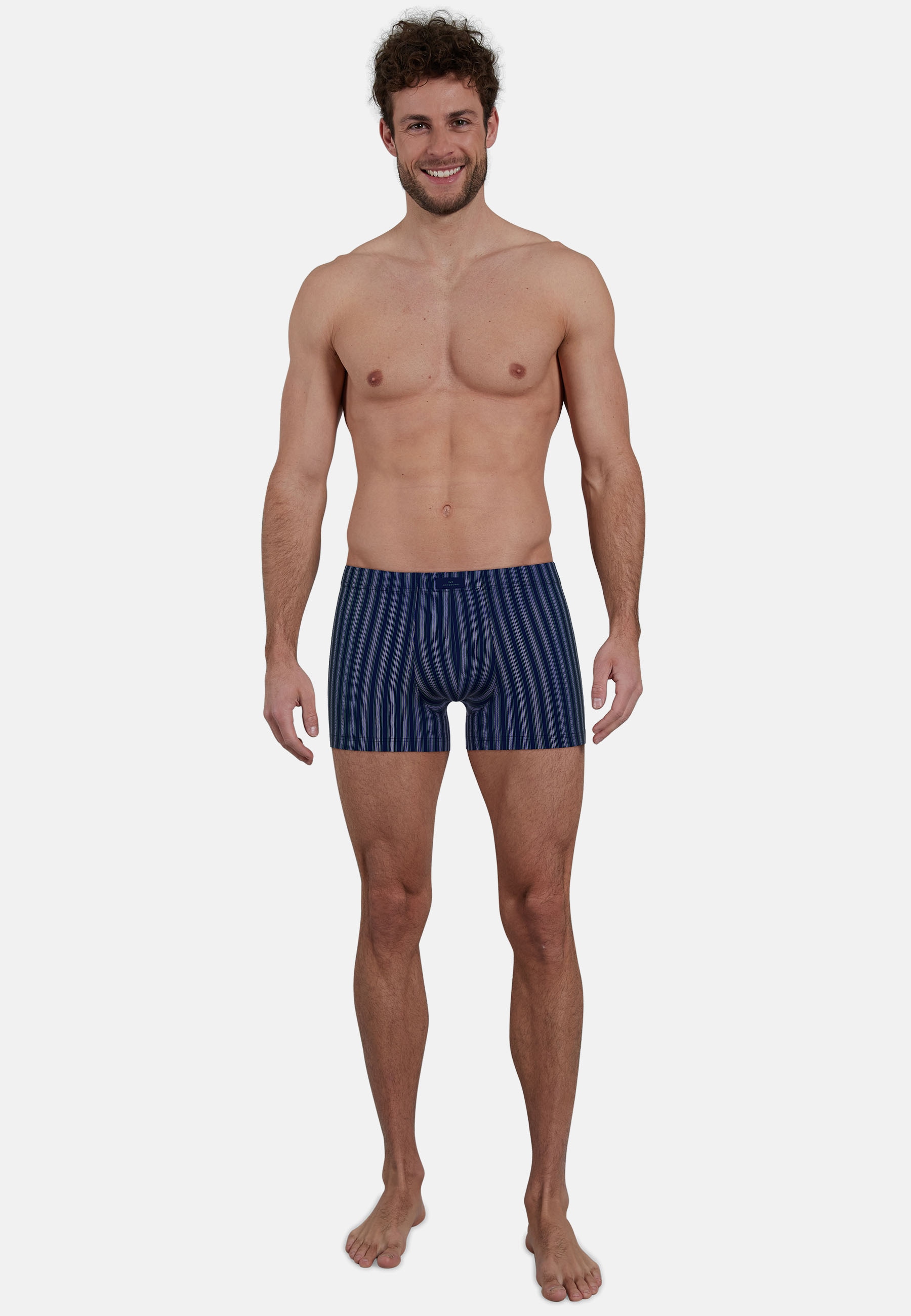 GÖTZBURG Boxershorts »Volos«, mit Muster, Baumwollmix, elastisch