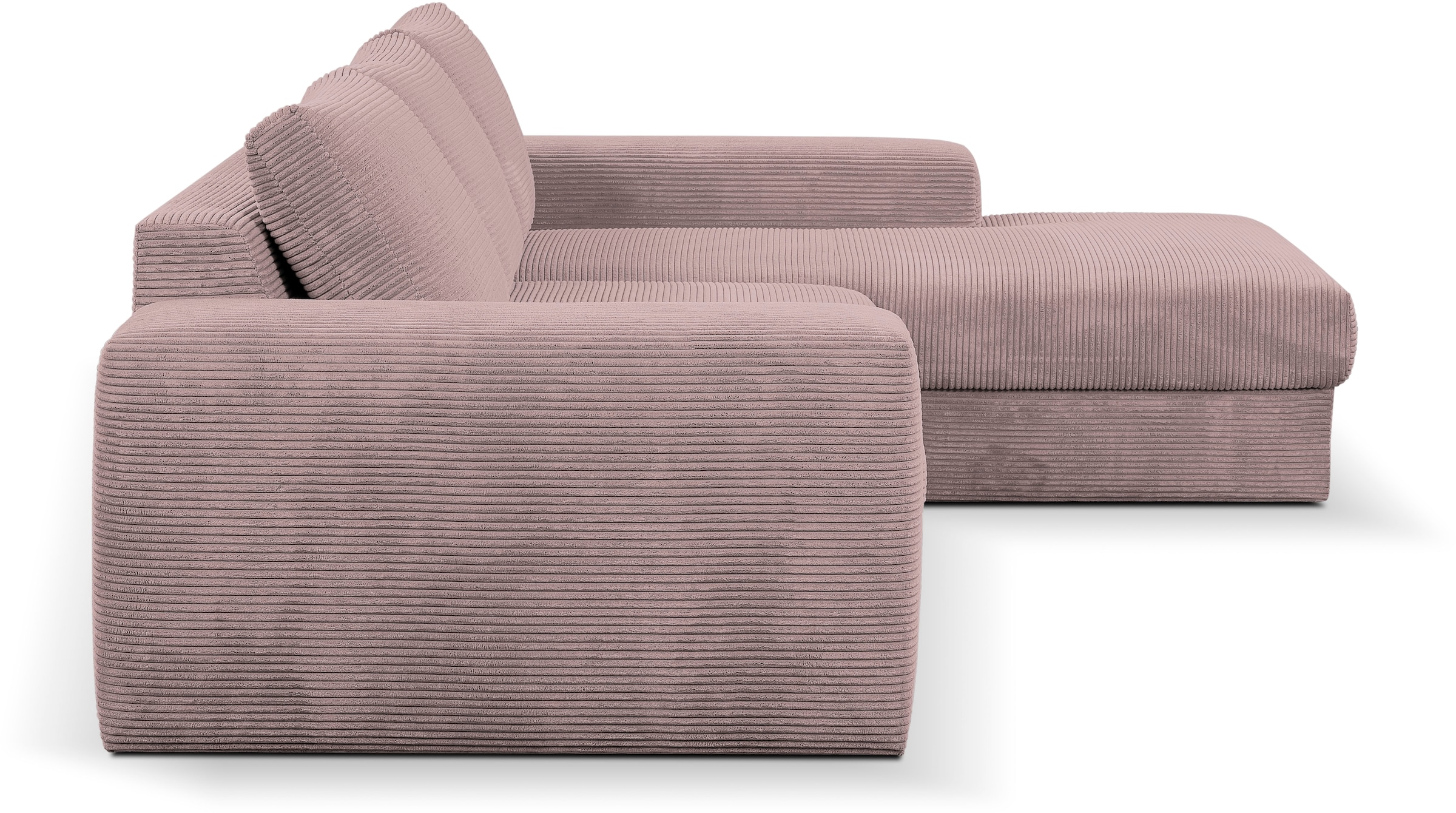 WERK2 Ecksofa Rozzana, in modischem Cord-Bezug