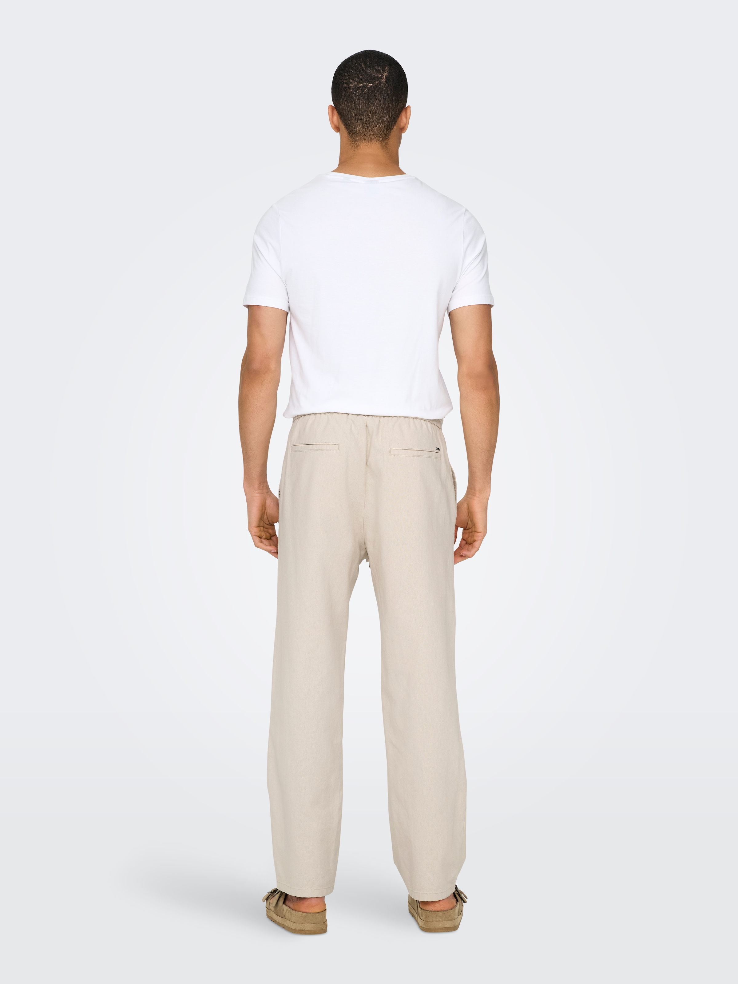ONLY & SONS Trainingshose »ONSSINUS LOOSE 0007 COT LIN PANT NOOS«