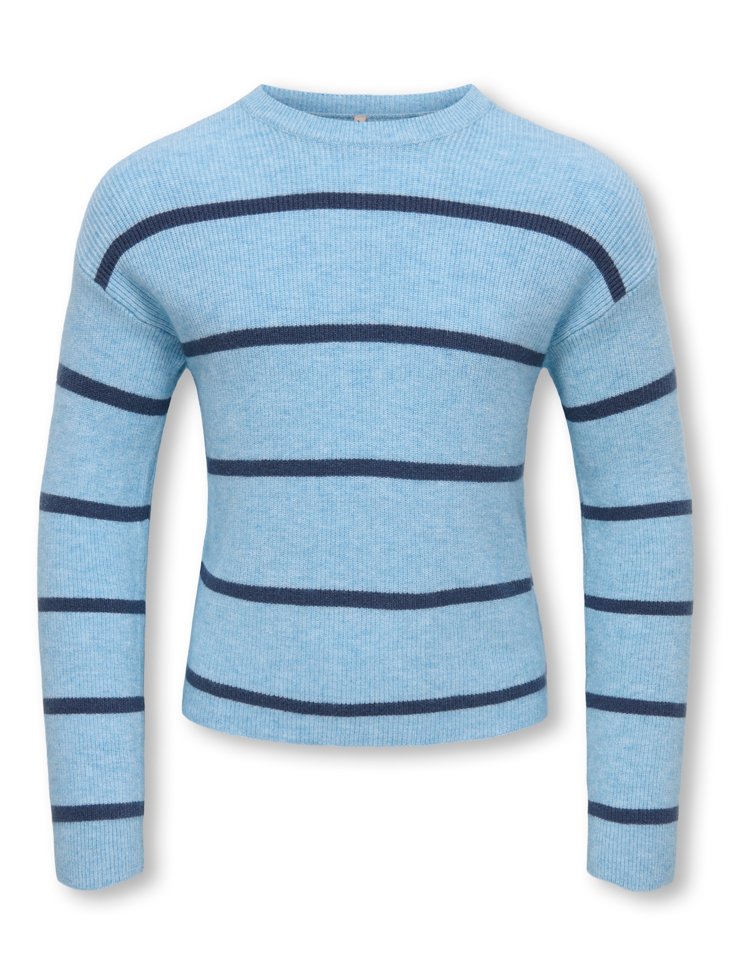 KIDS ONLY Strickpullover »KOGFRANCA SHORT L/S STRIPE KNT NOOS« Viskosemischung, loose fit