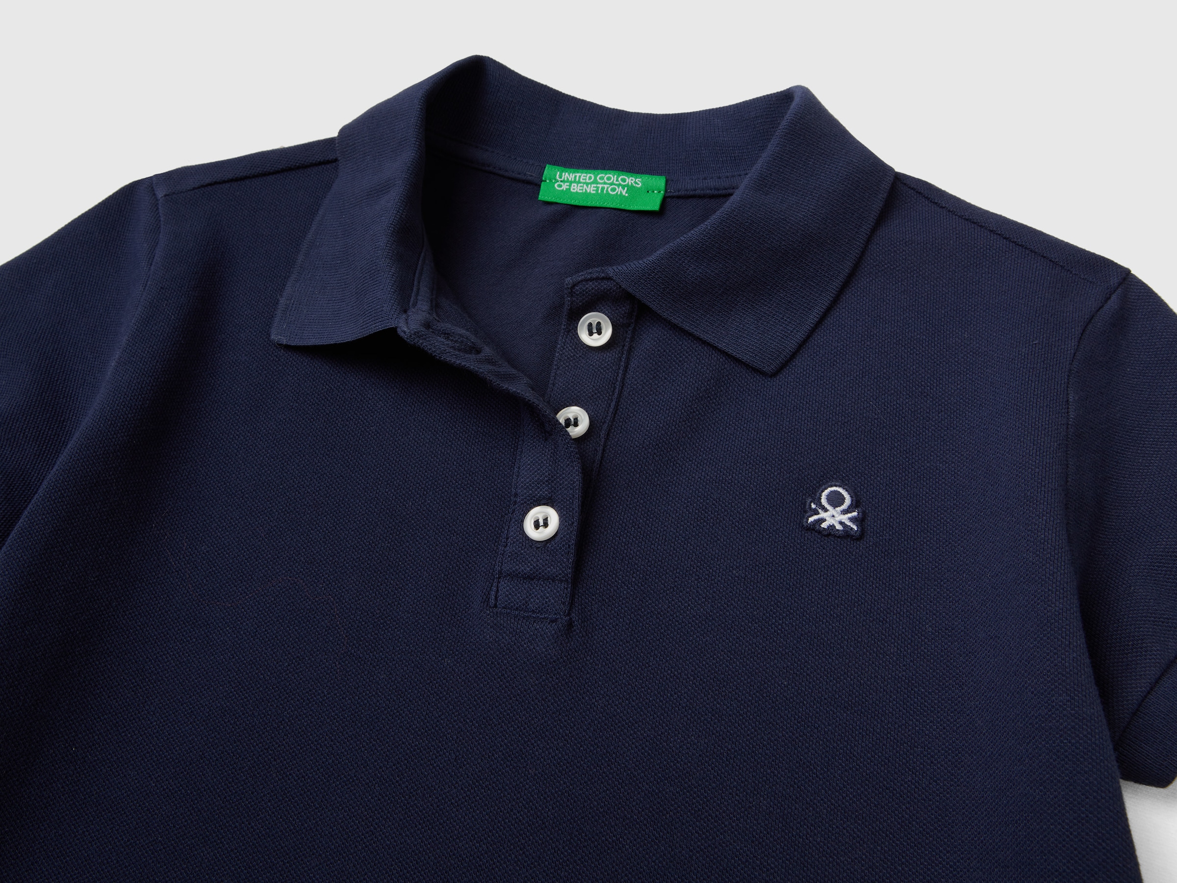 United Colors of Benetton Poloshirt, mit Logo-Stickerei an der Brust