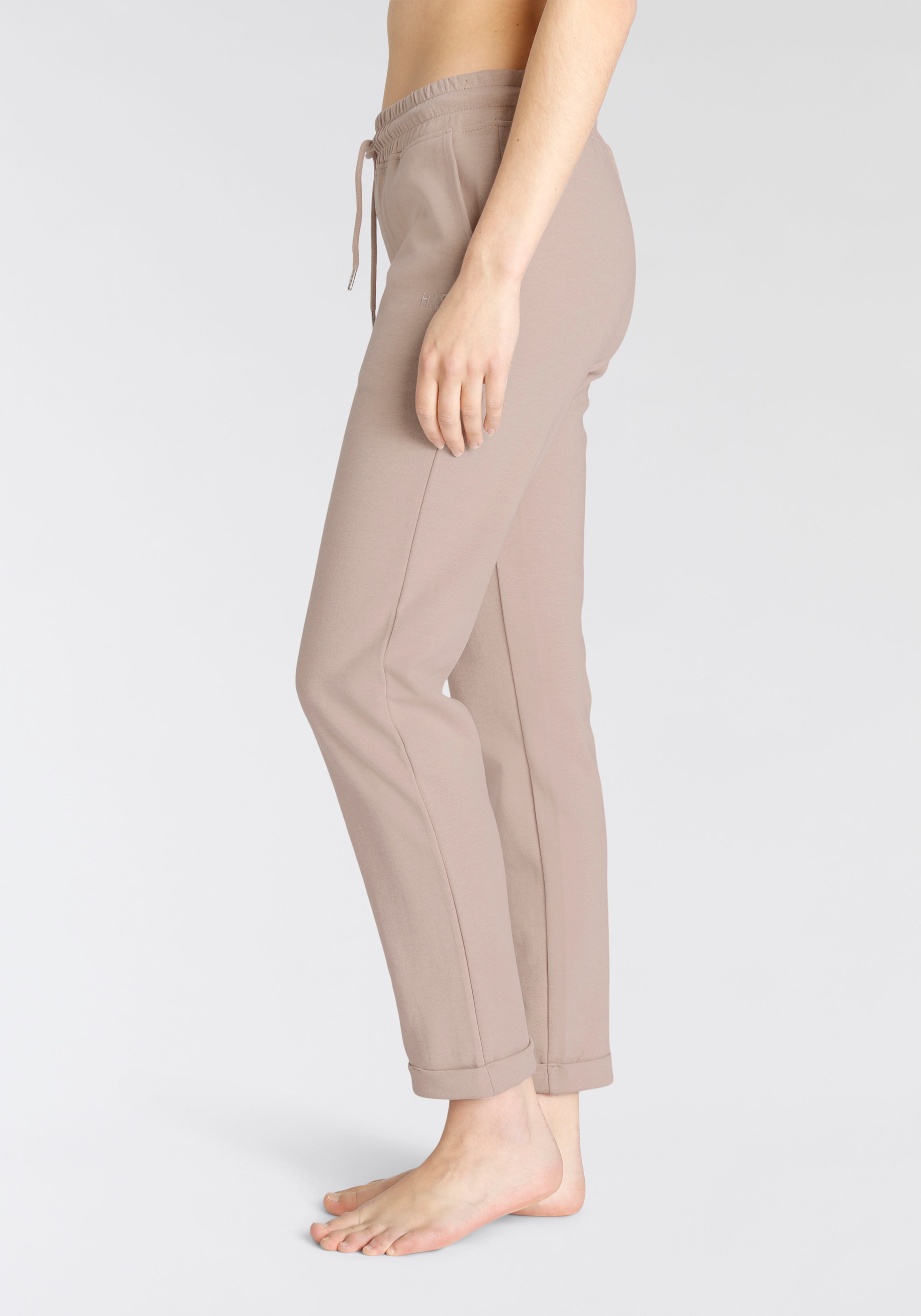 H.I.S Sweathose, Schlupfhose mit kleinem Aufschlag am Saum, Loungewear