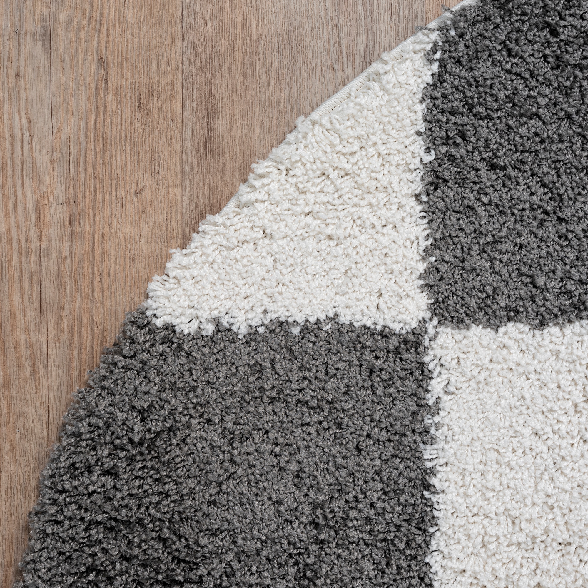 Sanat Hochflor-Teppich »Milano 1250«, rund, 30 mm Höhe, Hochflor, Wohnzimmer, Schlafzimmer, fussbodenheizungsgeeignet