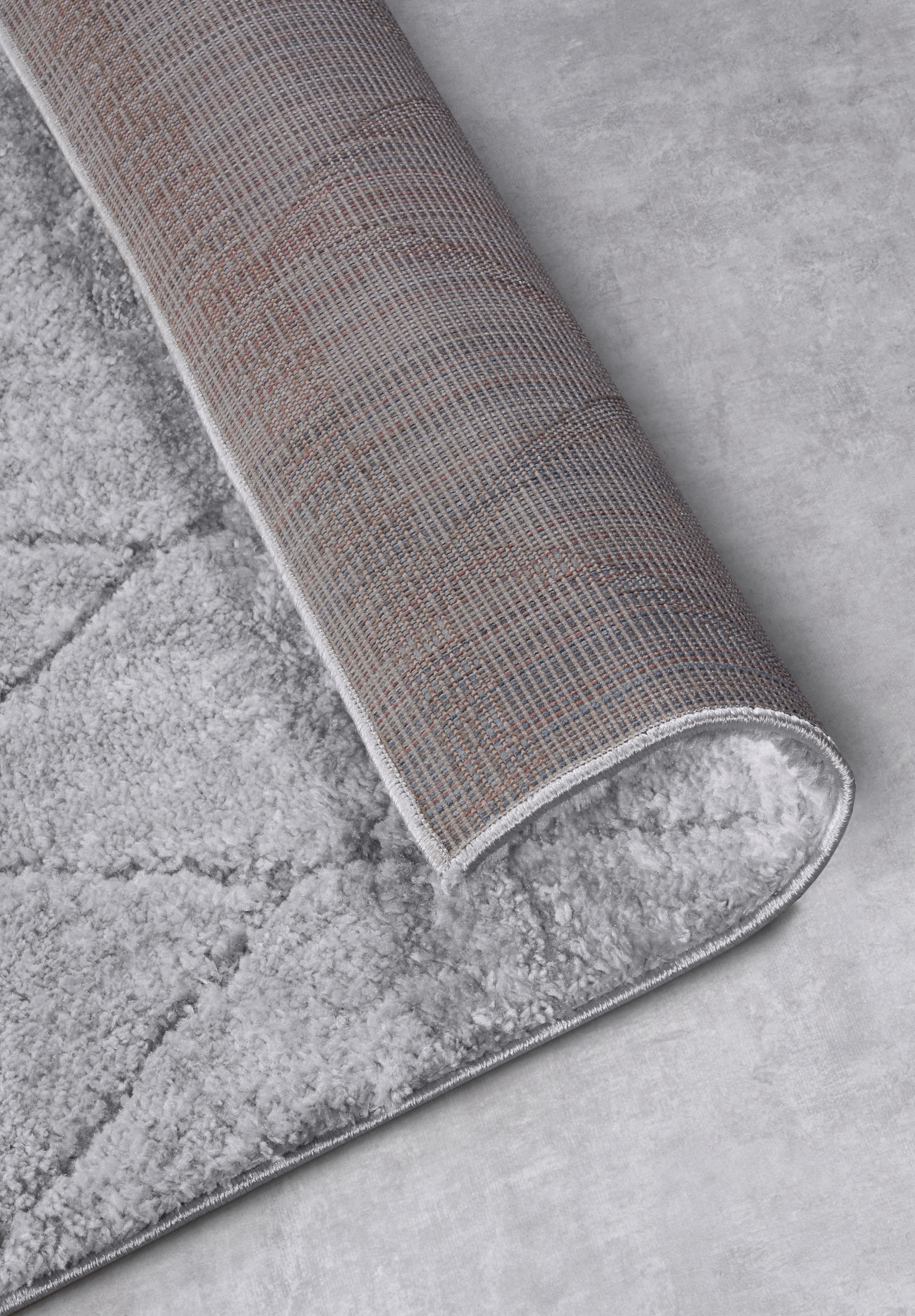 ELLE DECORATION Designteppich »Perrotin«, rechteckig, 18 mm Höhe, Läufer, Shaggy, flauschig, weich, Langflor, modern, Hoch Tief Effekt