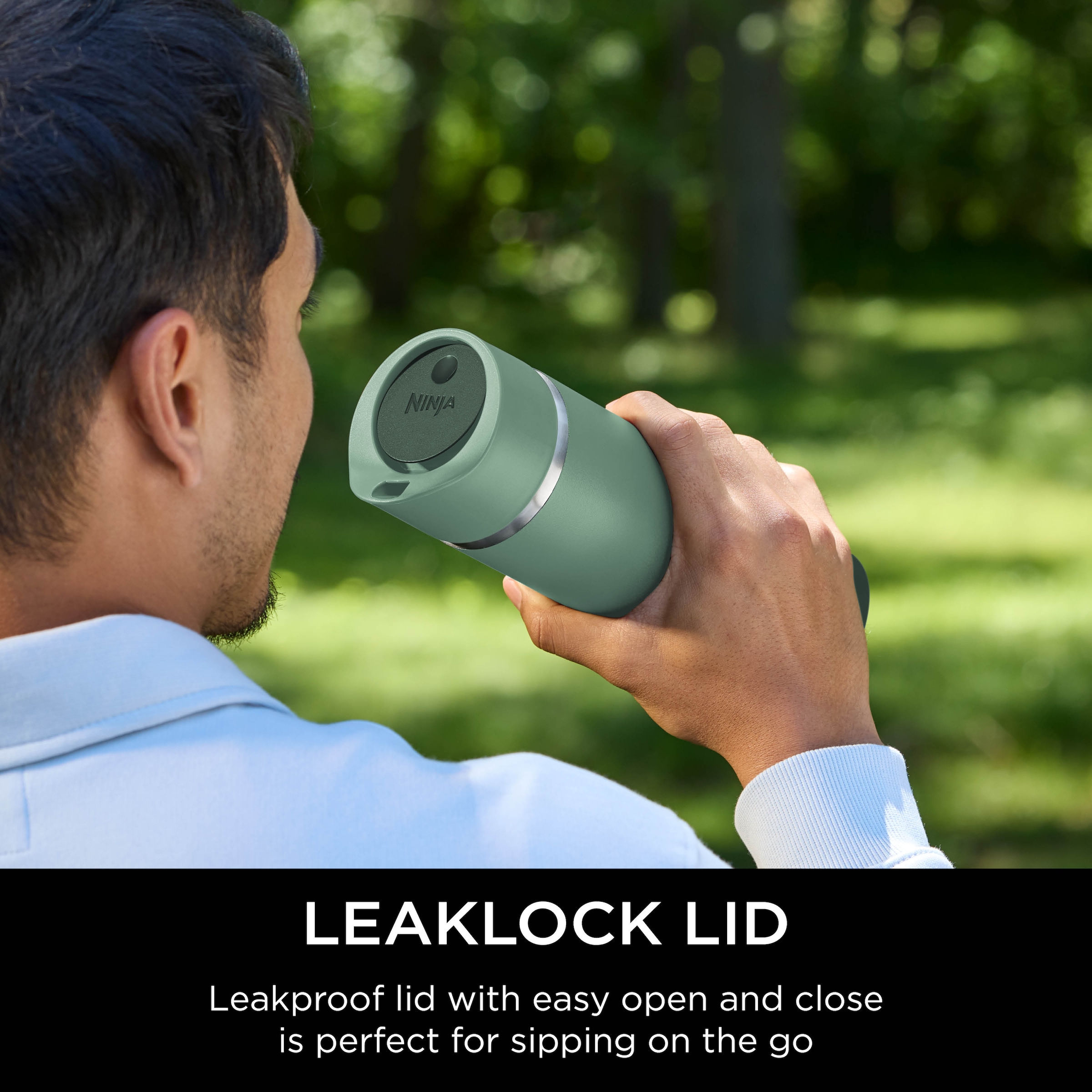 NINJA Isolierflasche »Ninja Sip Perfect Reisebecher - 300 ml DW1203EUU / 400 ml DW1603EUU« Kontrollierte Wärme für den perfekten Schluck, jedes Mal