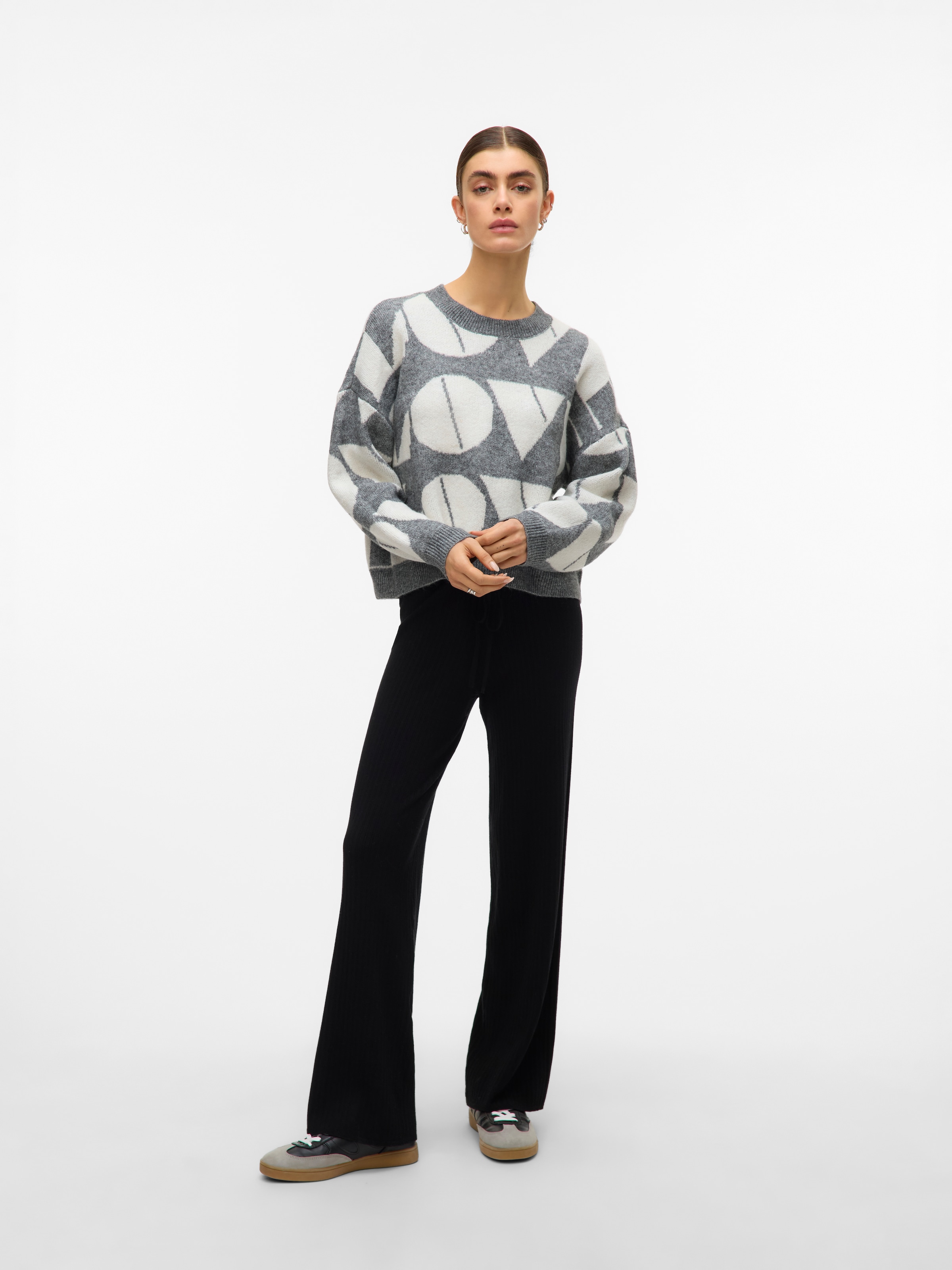 Vero Moda Strickpullover »VMLOVE LS O-NECK PULLOVER BOO«