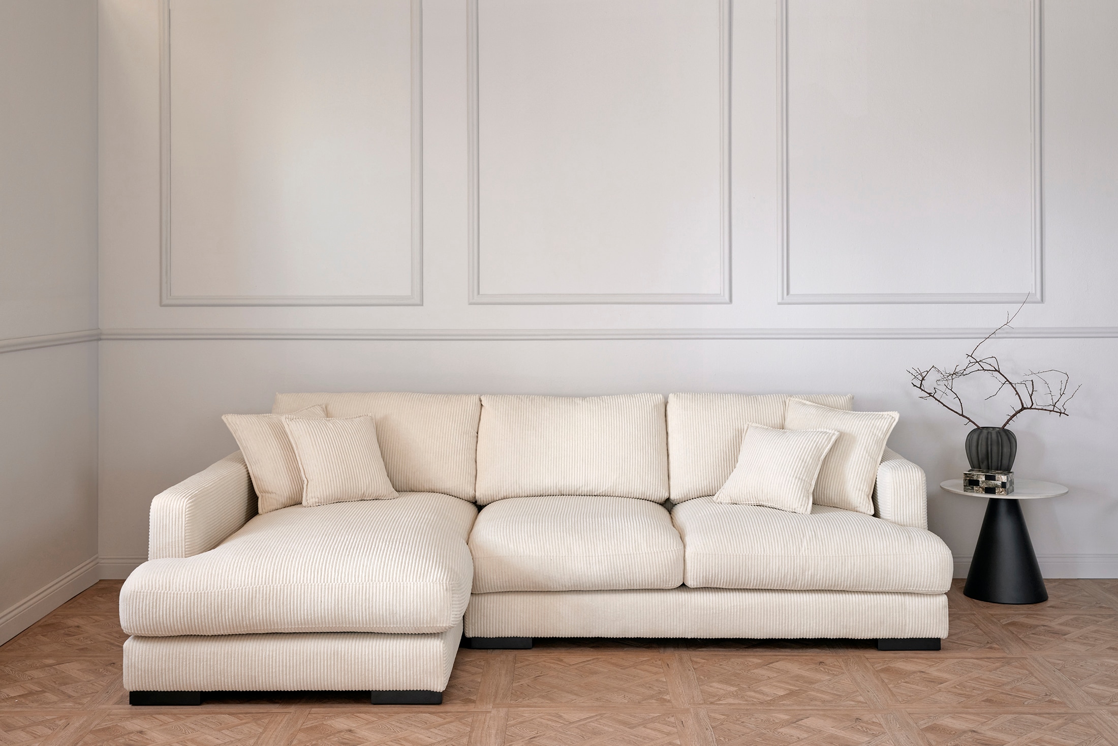 Jahnke Ecksofa »RELAX ASPEN CORNER« Platz für bis zu 5 Personen,Taschenfederkernpolsterung,L-Form,B:271 cm