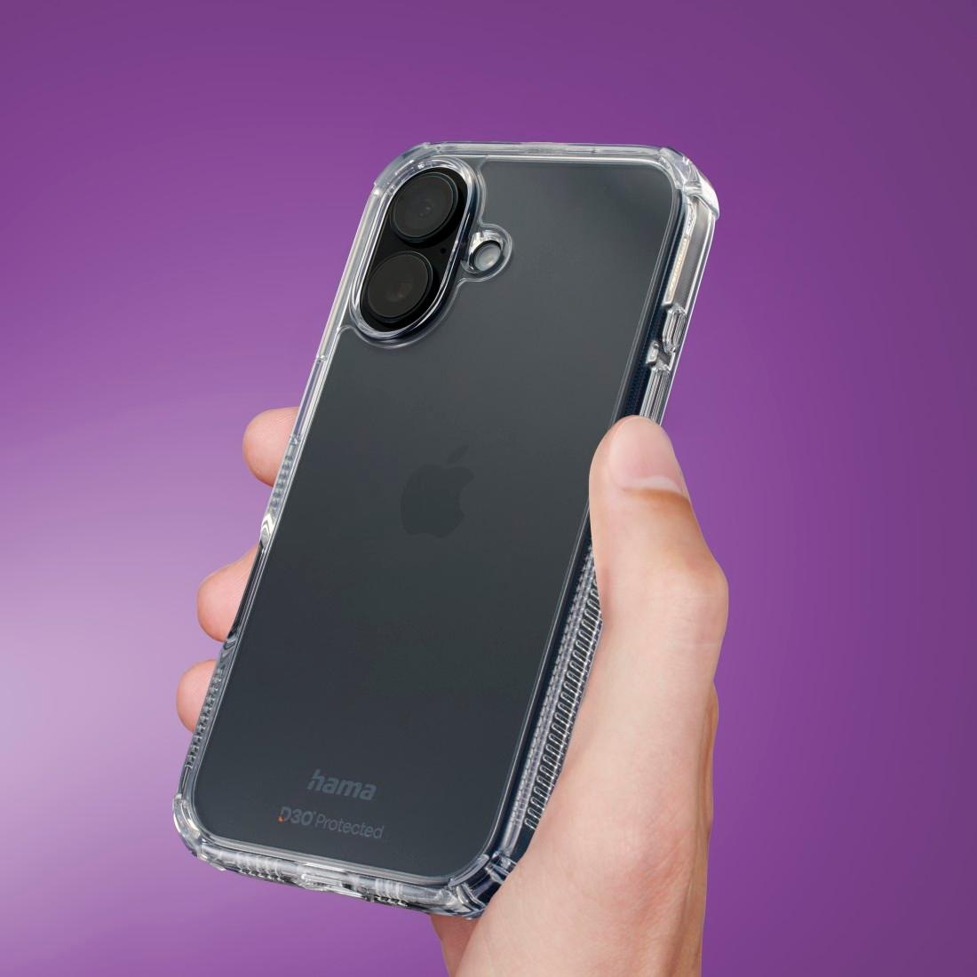 Hama Smartphone-Hülle »Handyhülle „Extreme Protect“ für iPhone 16 (stoßfest, sturzsicher)«, iPhone 16, 15,4 cm (6,1 Zoll)