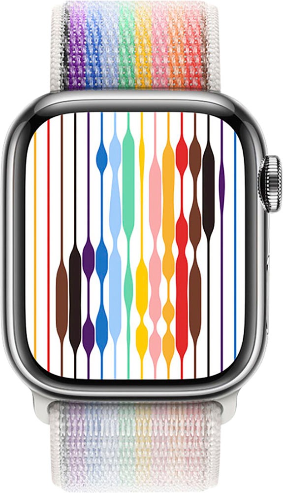 Apple Smartwatch-Armband »45mm Pride Edition Sport Loop«