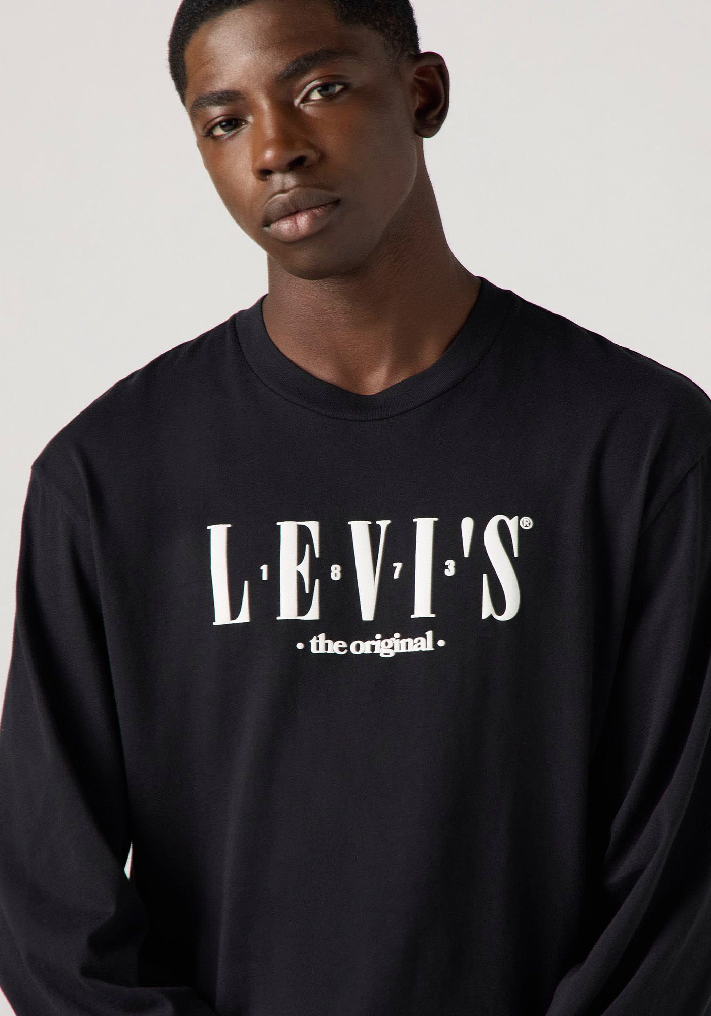 Levi's® Langarmshirt, mit Logoschriftzug