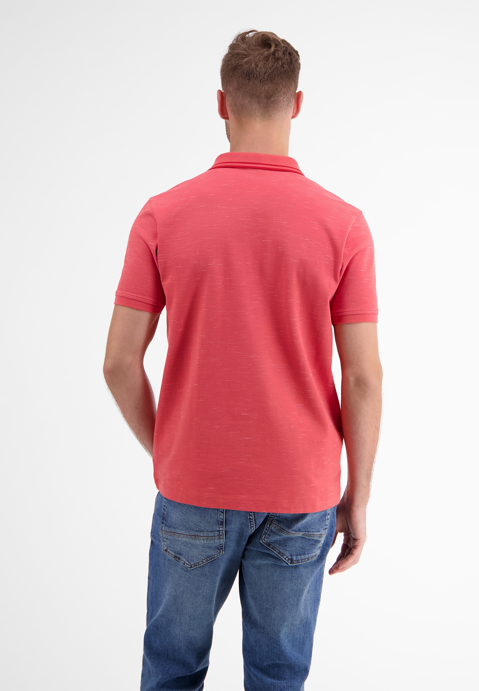 LERROS Poloshirt »LERROS Poloshirt in Two-Tone-Piqué«
