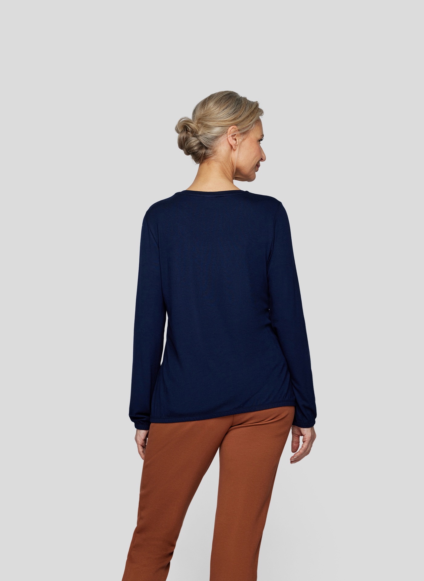 Rabe Langarmshirt, mit Frontprint