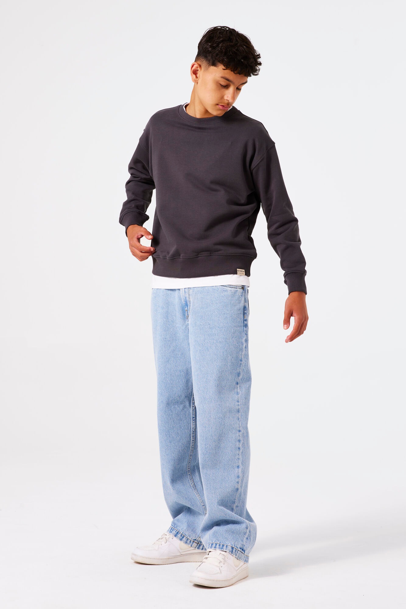 Garcia Sweater, mit Rippbündchen