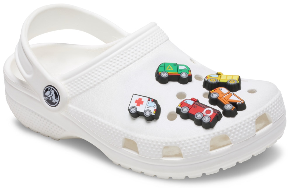 Crocs Schuhanstecker »Jibbitz™ Tiny Work Trucks« Set, Kein Spielzeug. Nicht für Kinder unter 3 Jahren geeignet, 5 Stk. Schuh Anstecker