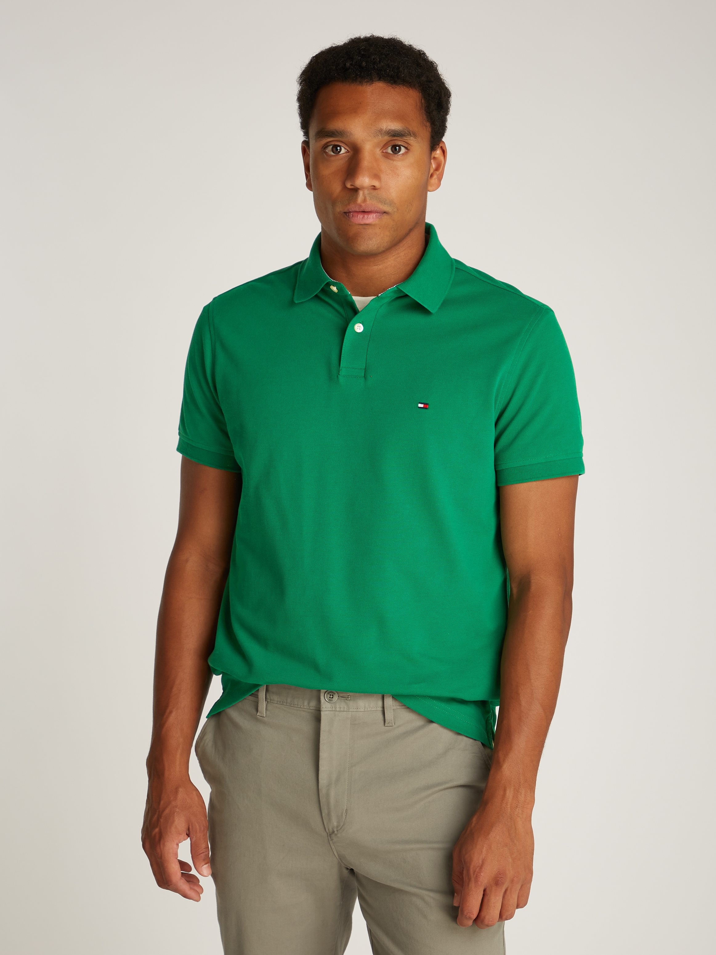 Tommy Hilfiger Poloshirt »1985 REGULAR POLO«, mit Tommy Hilfiger Kontraststreifen innen am Kragen