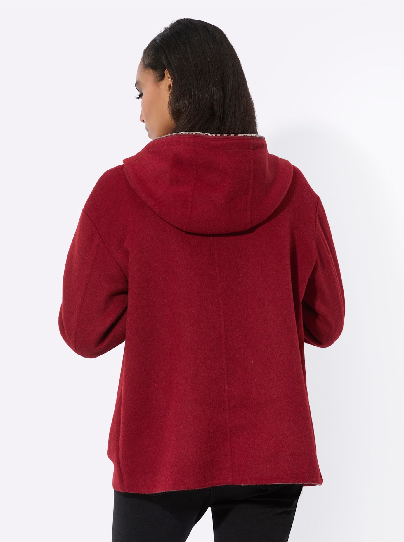 MANISA Langjacke, mit Kapuze