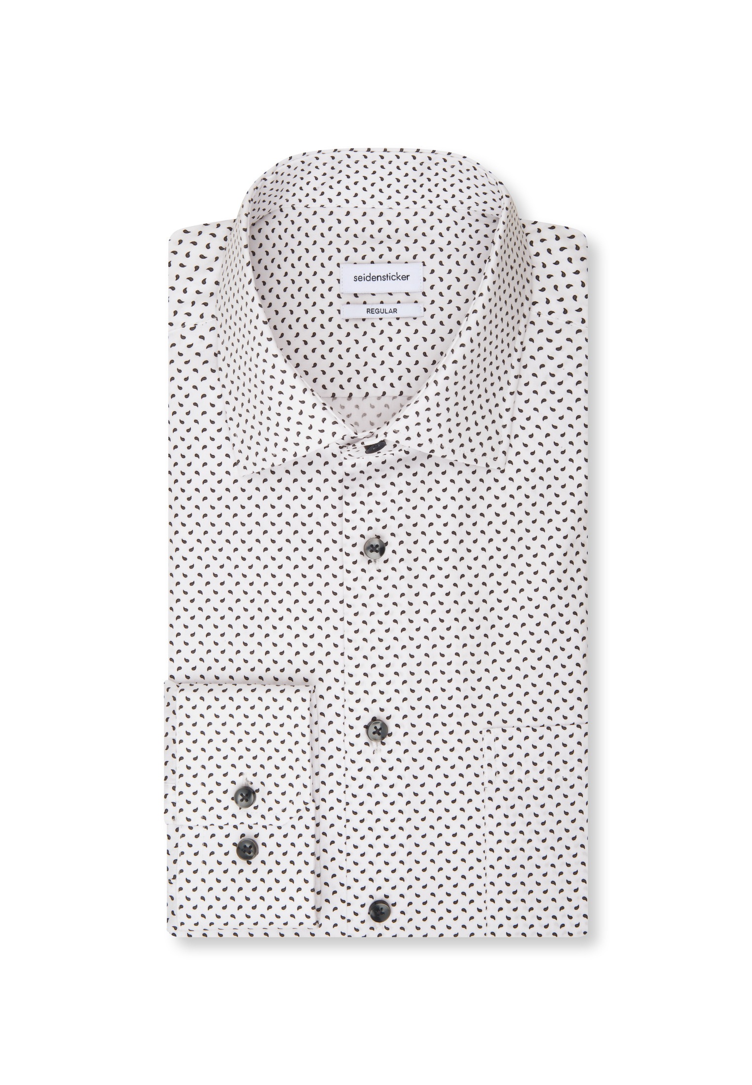 seidensticker Businesshemd »Regular« Regular 1/1 Kentkragen Paisley