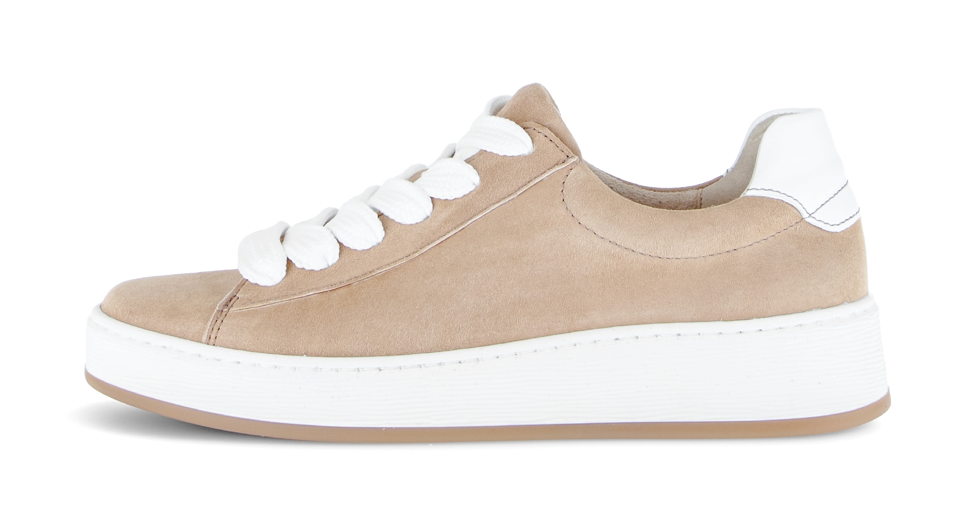 Gabor Plateausneaker »FLORENZ«  , Freizeitschuh, Halbschuh, Schnürschuh, dezente Ziernähte, G-Weite