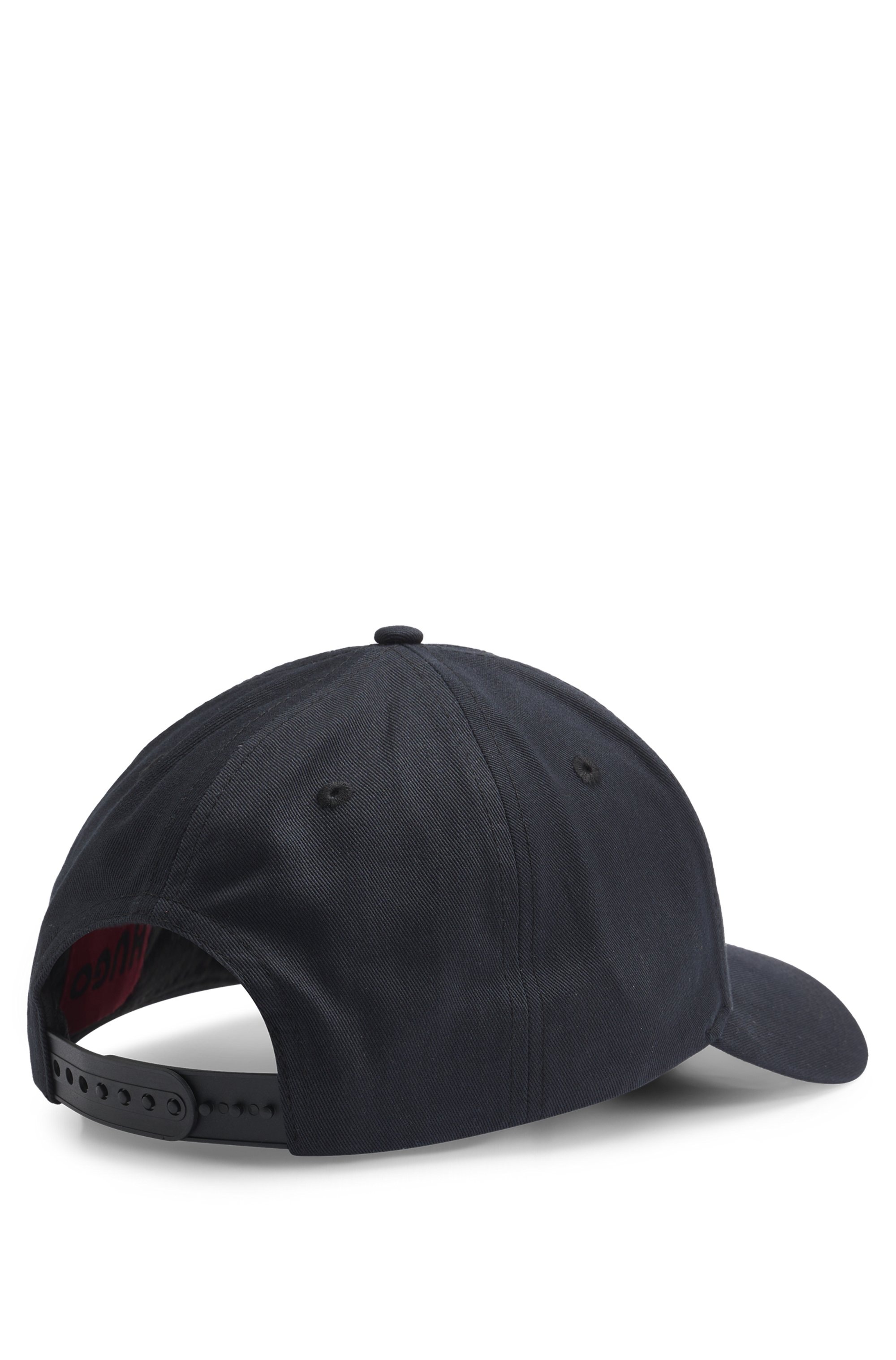 HUGO Baseball Cap, mit 3D Logostickerei, verstellbarer Verschluss, unisex