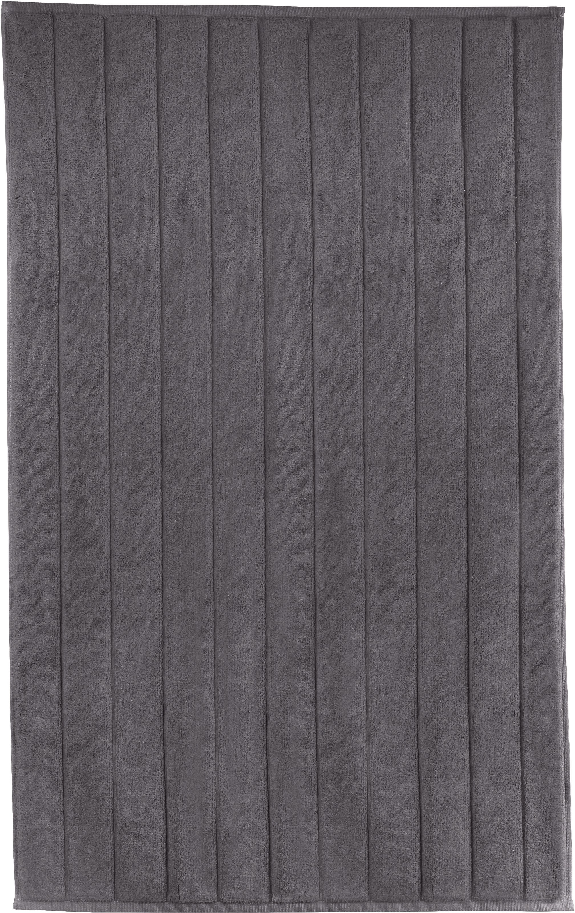 Kleine Wolke Badematte »Strada«, fußbodenheizungsgeeignet-beidseitig nutzbar, Badteppich, Frottier-Qualität, Streifen Design