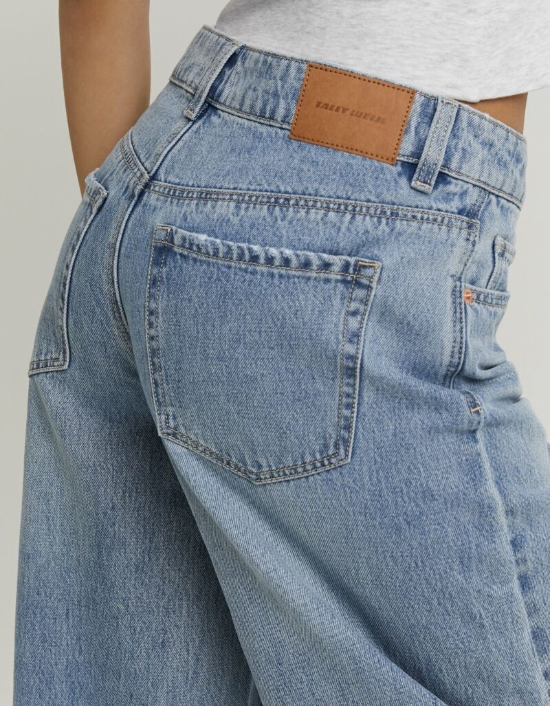 Tally Weijl High-waist-Jeans »SPADEJOELLE« Baumwollmischung, barrel fit