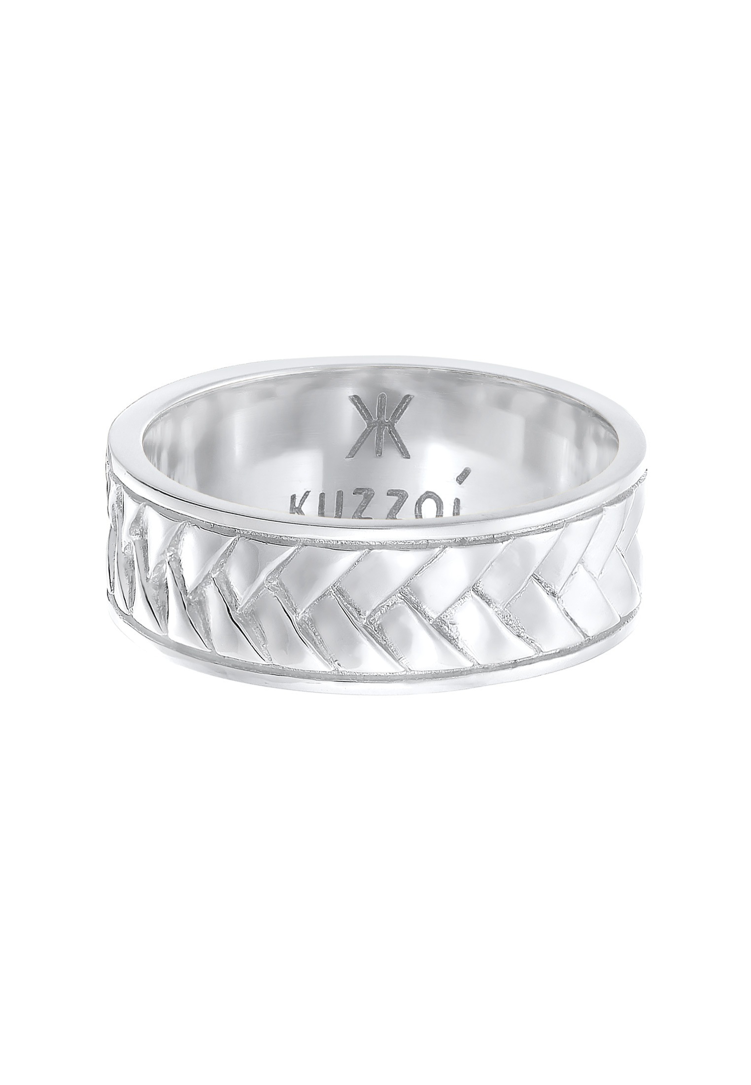 Kuzzoi Silberring »Ring Herren Bandring Used Vintage Retro 925 Silber«