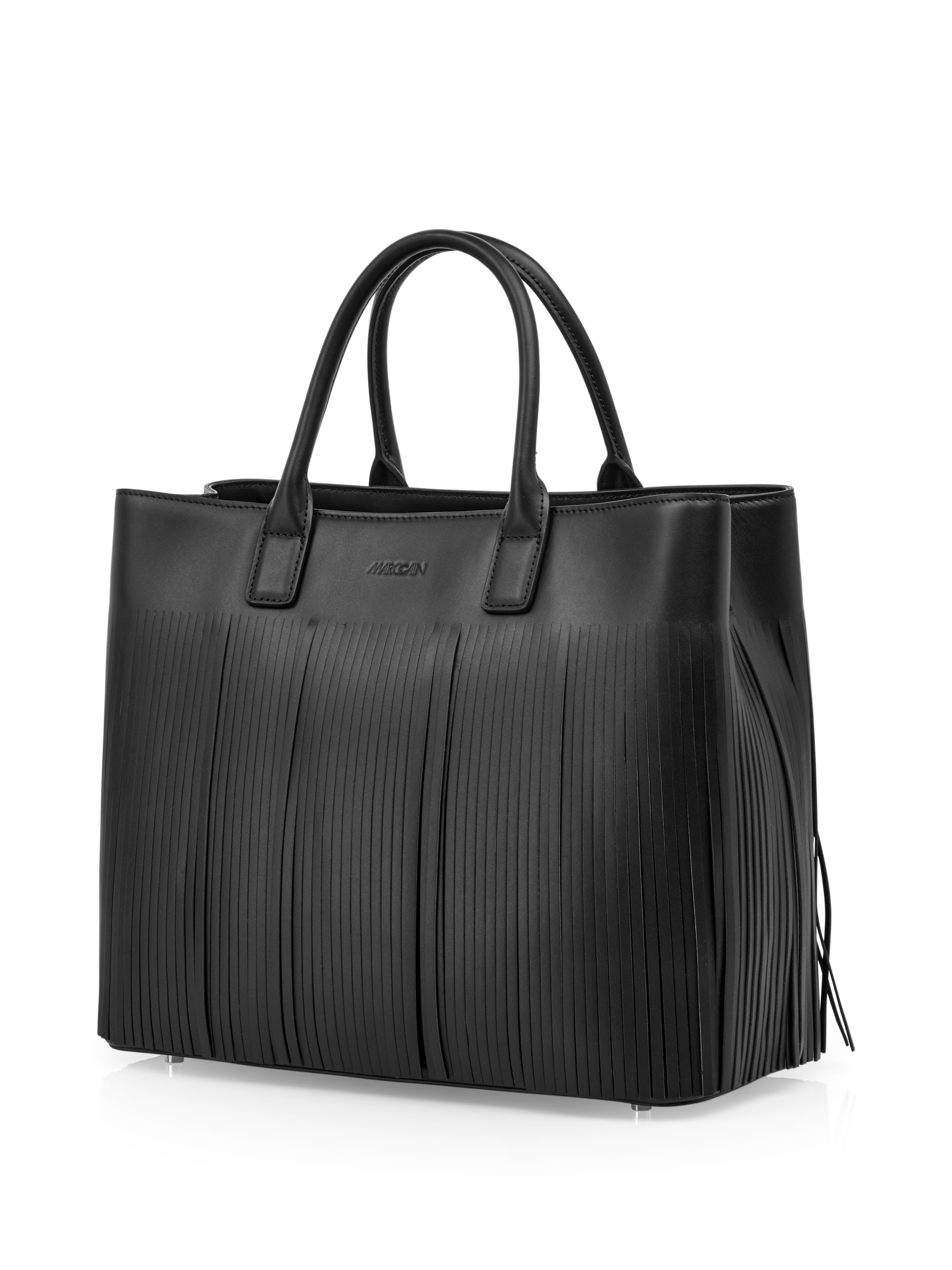 Marc Cain Henkeltasche Damen, Umhängetasche, Schultertasche mit Logoschriftzug
